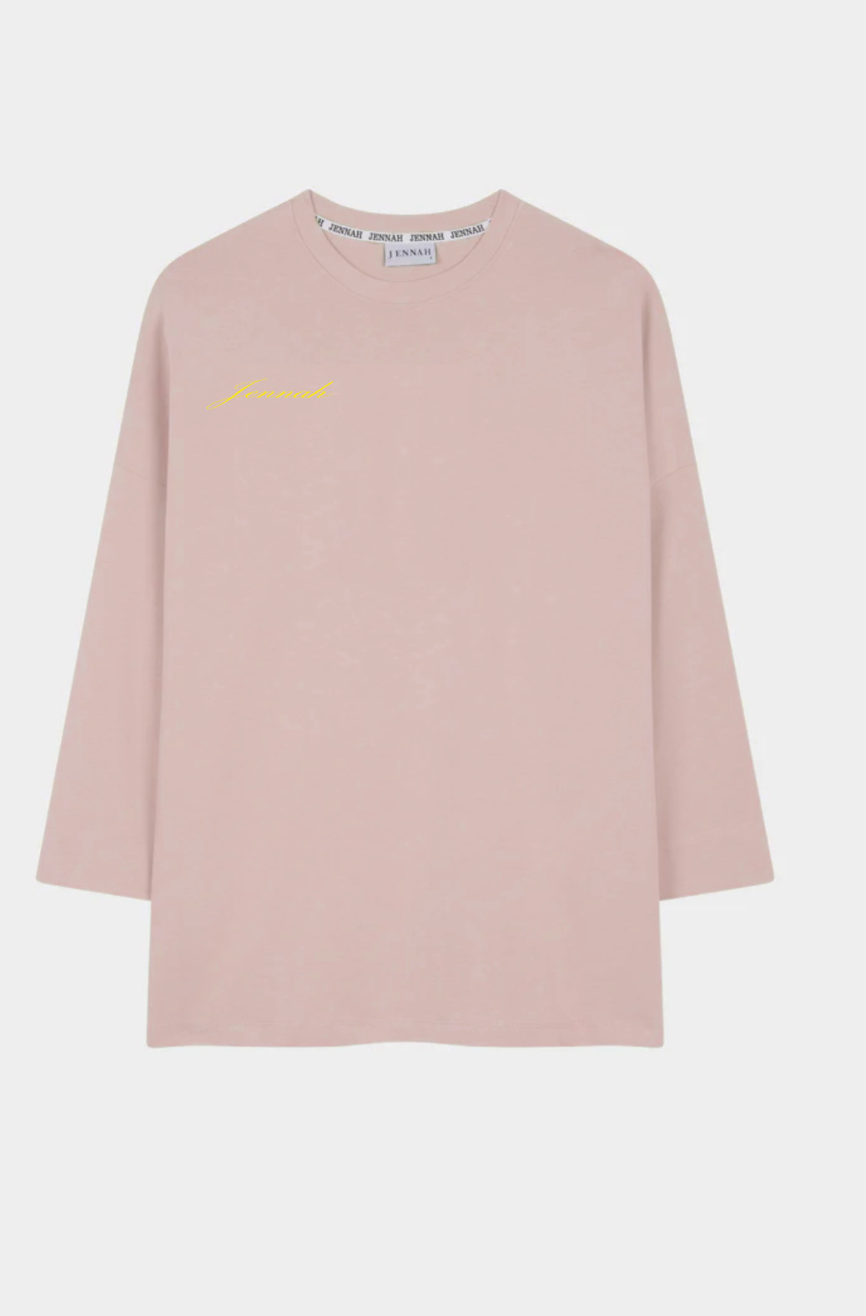T-shirt oversize rose tendre