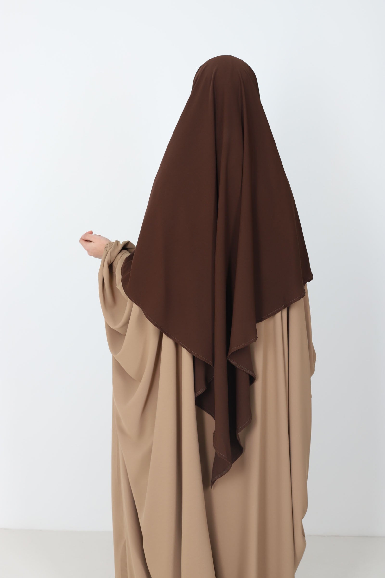 Khimar soie de medine court