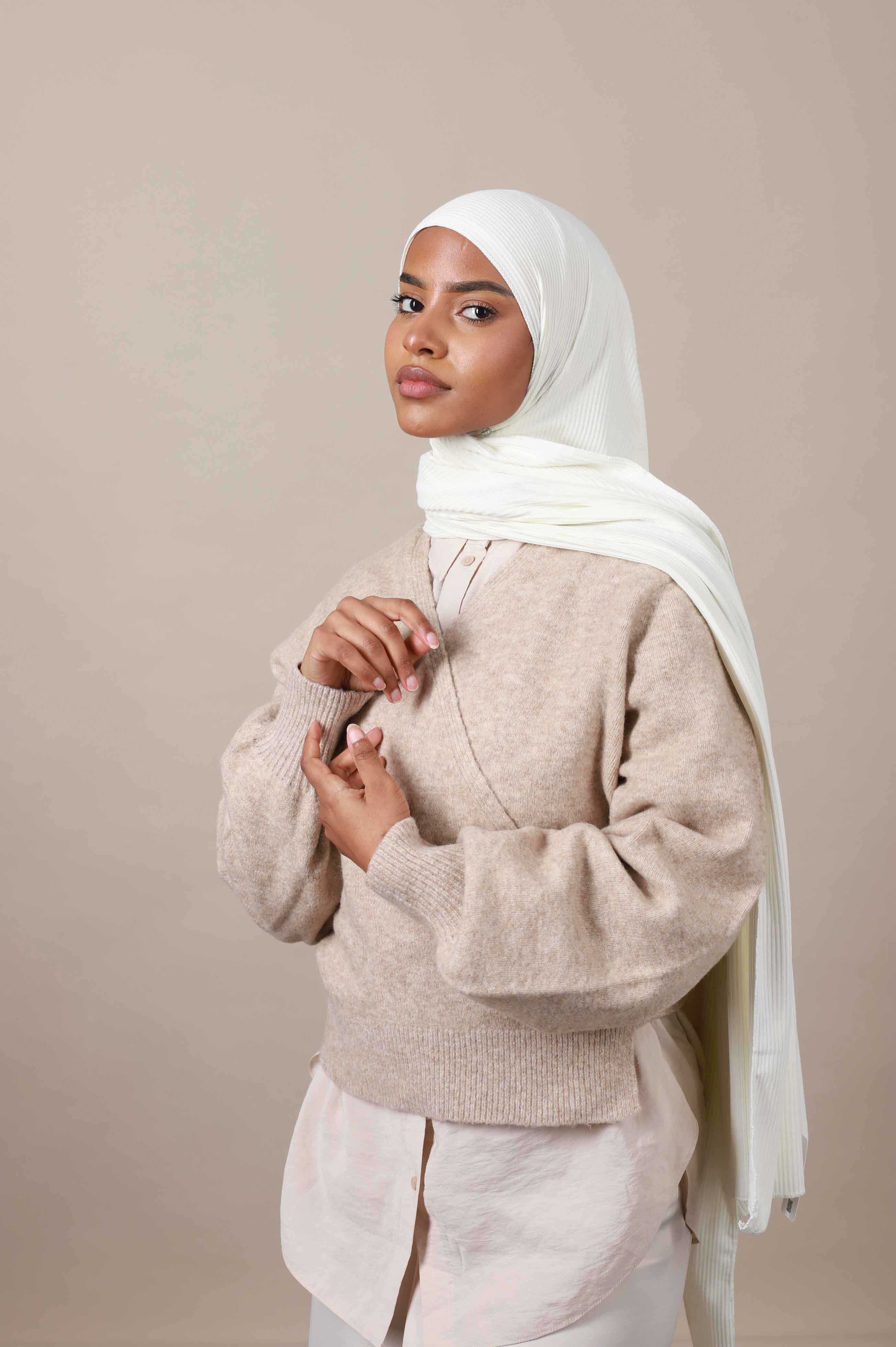 Jersey hijab côtelé