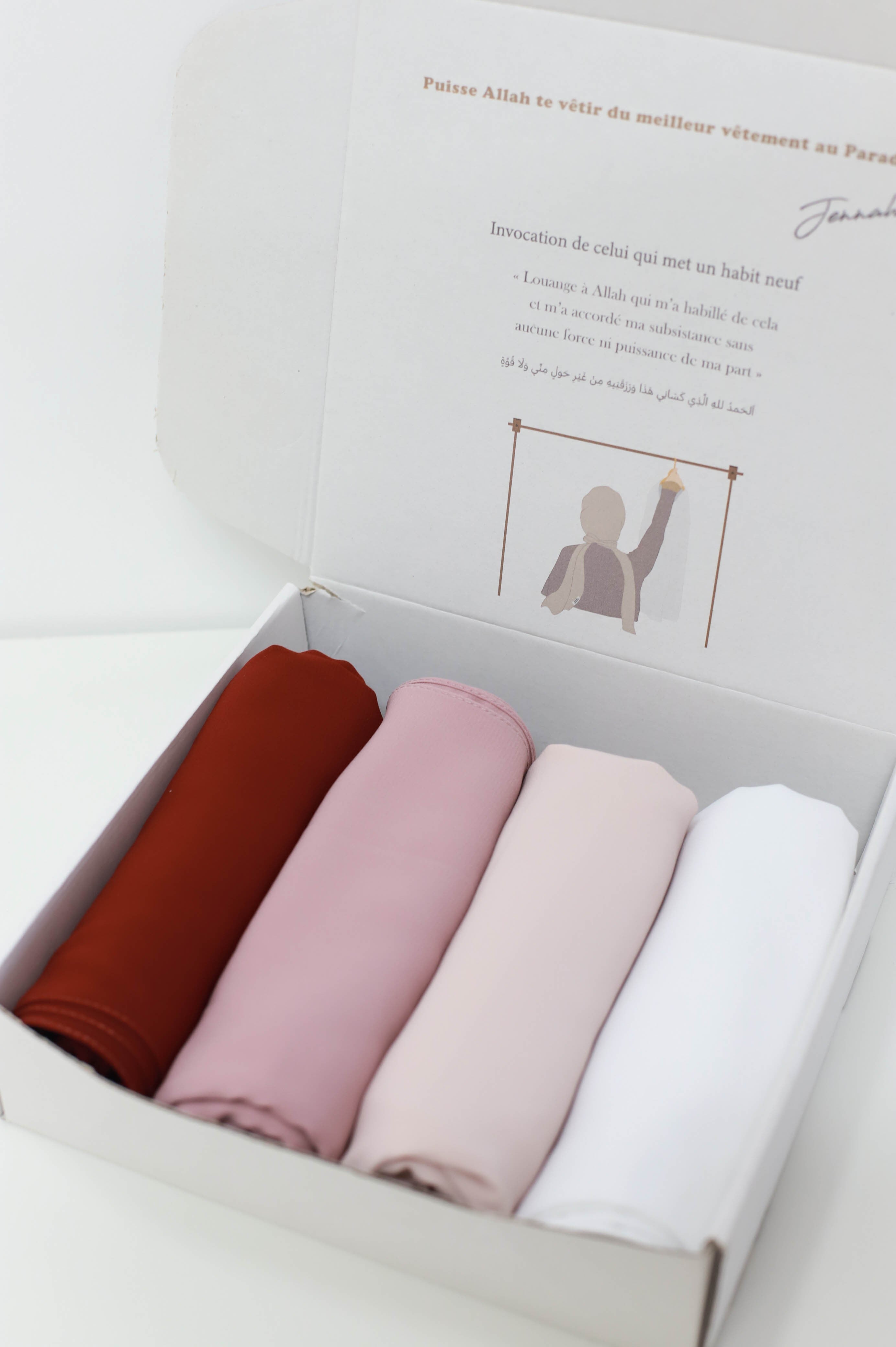 Box - dusty - 4 soie de medine