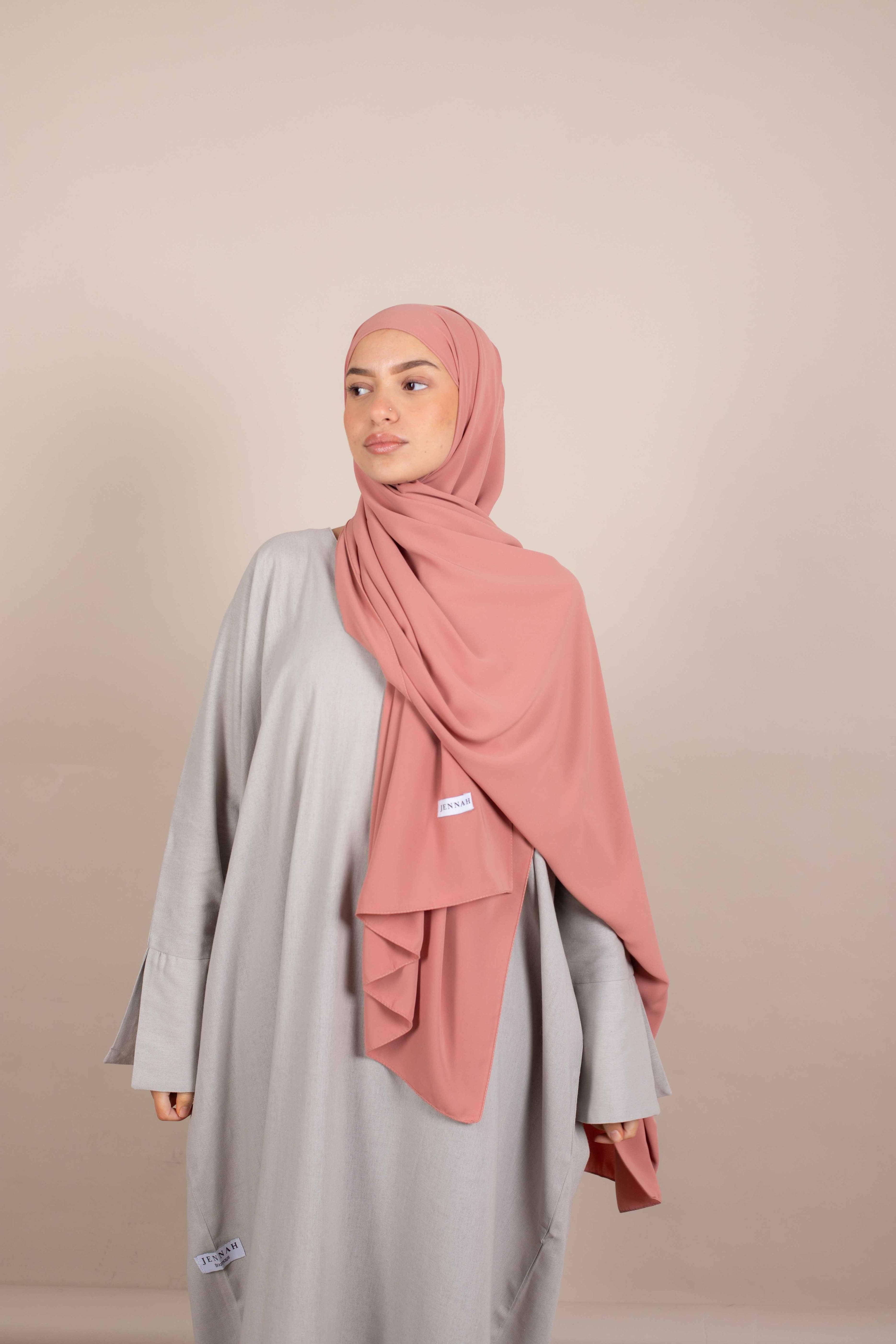 Hijab Soie de Medine - nuance Pinky