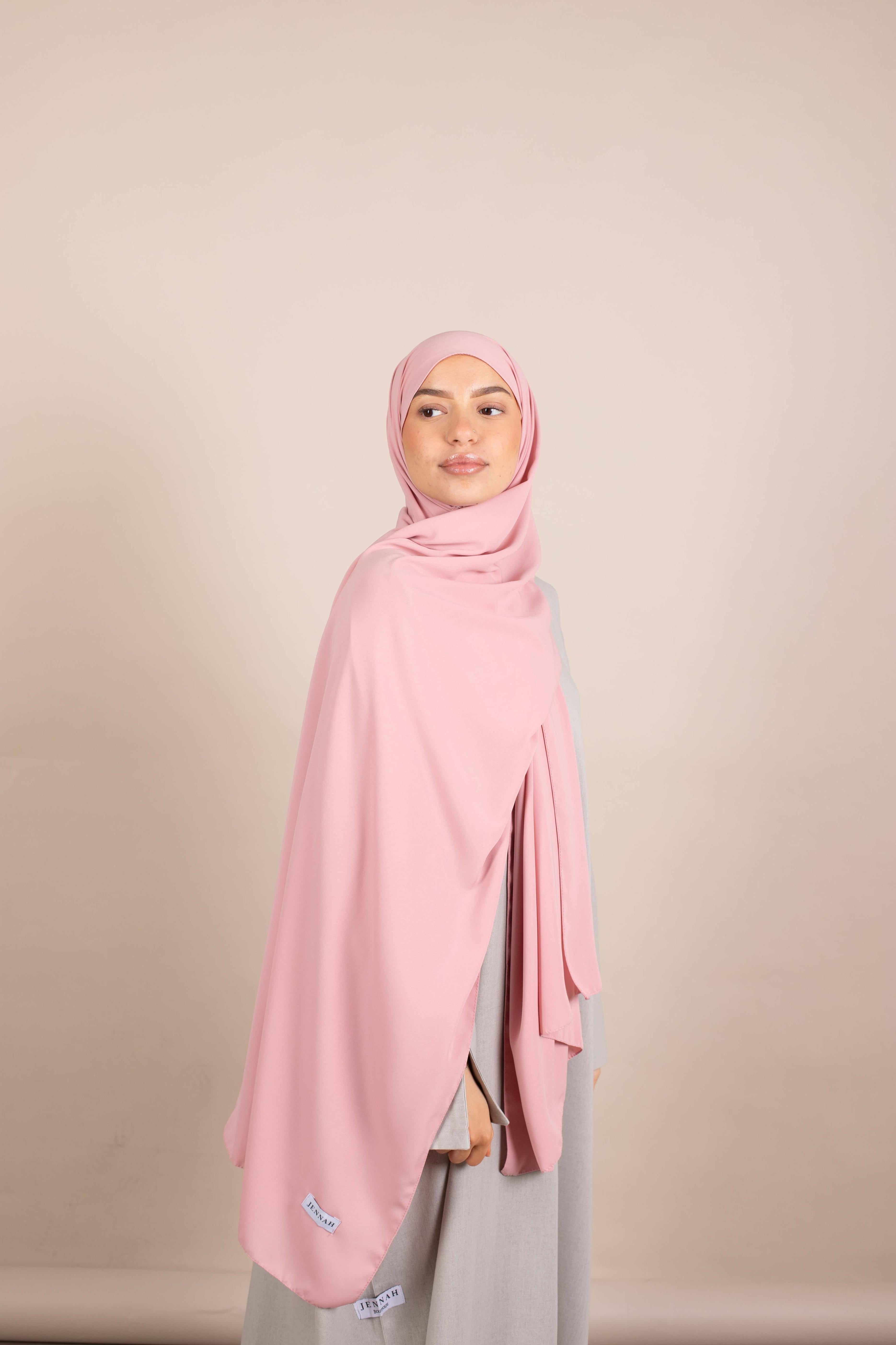 Hijab Soie de Medine - nuance Pinky
