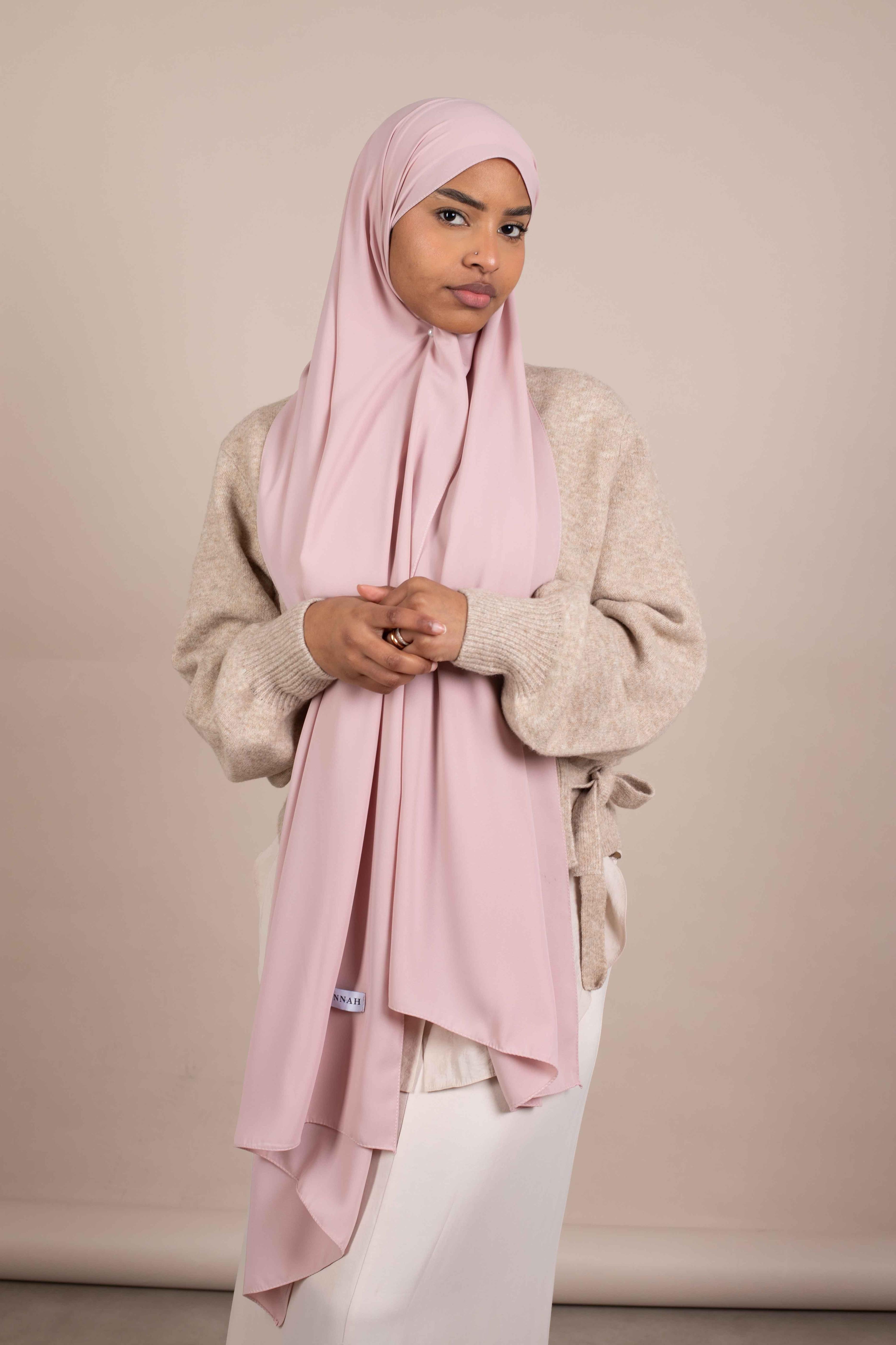 Hijab Soie de Medine - nuance Pinky