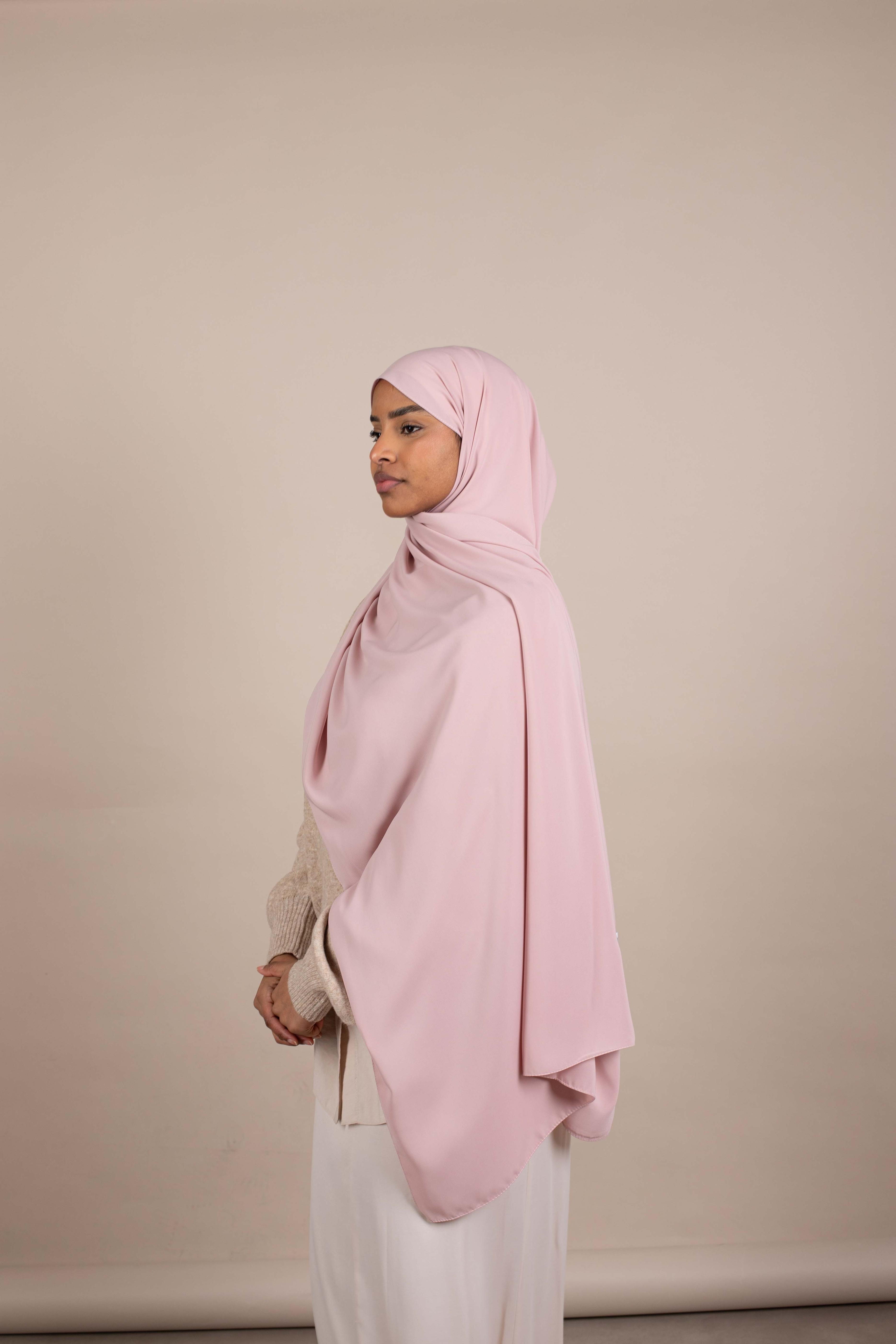 Hijab Soie de Medine - nuance Pinky