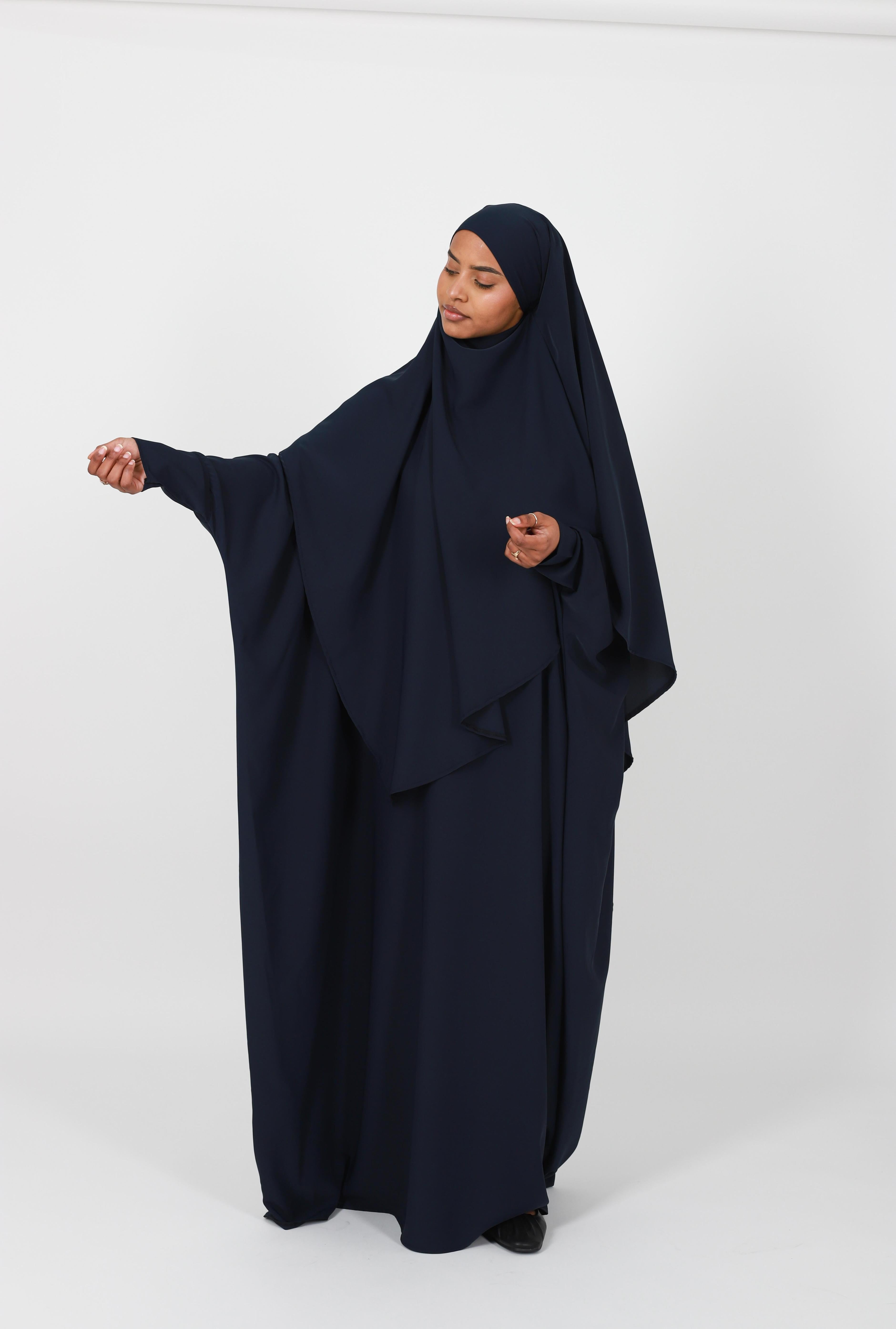 Ensemble abaya farasha soie de médine