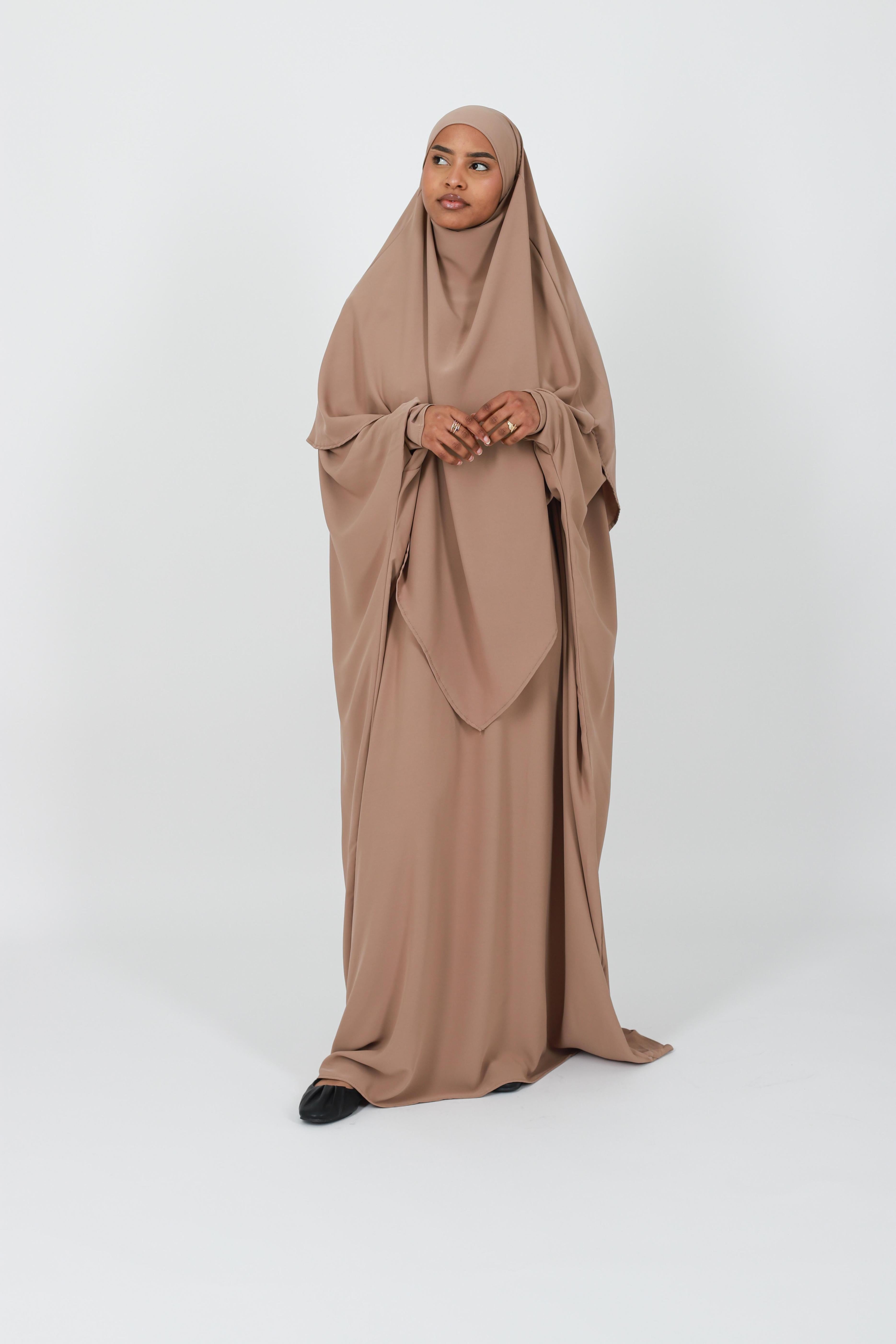 Ensemble abaya farasha soie de médine