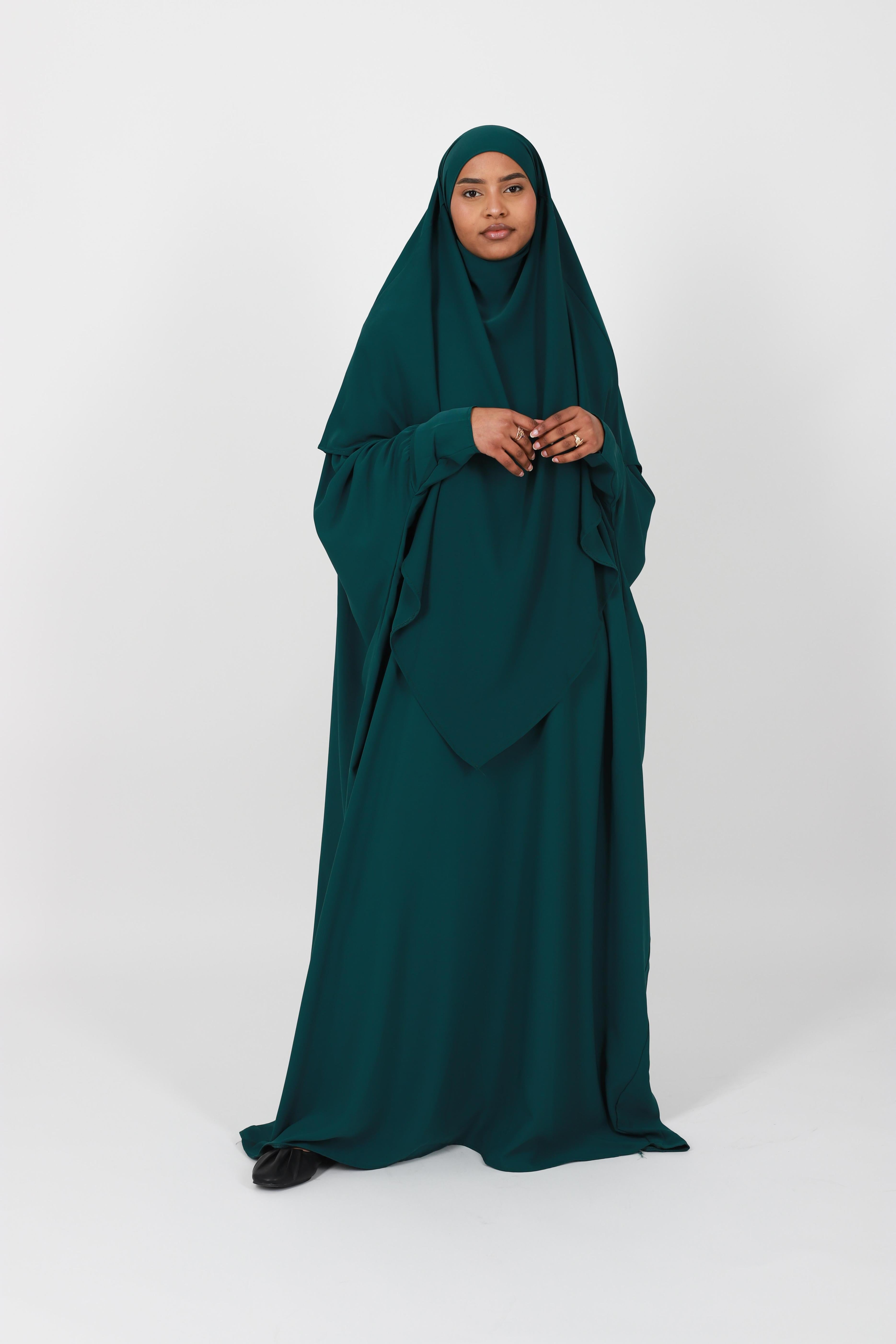 Ensemble abaya farasha soie de médine