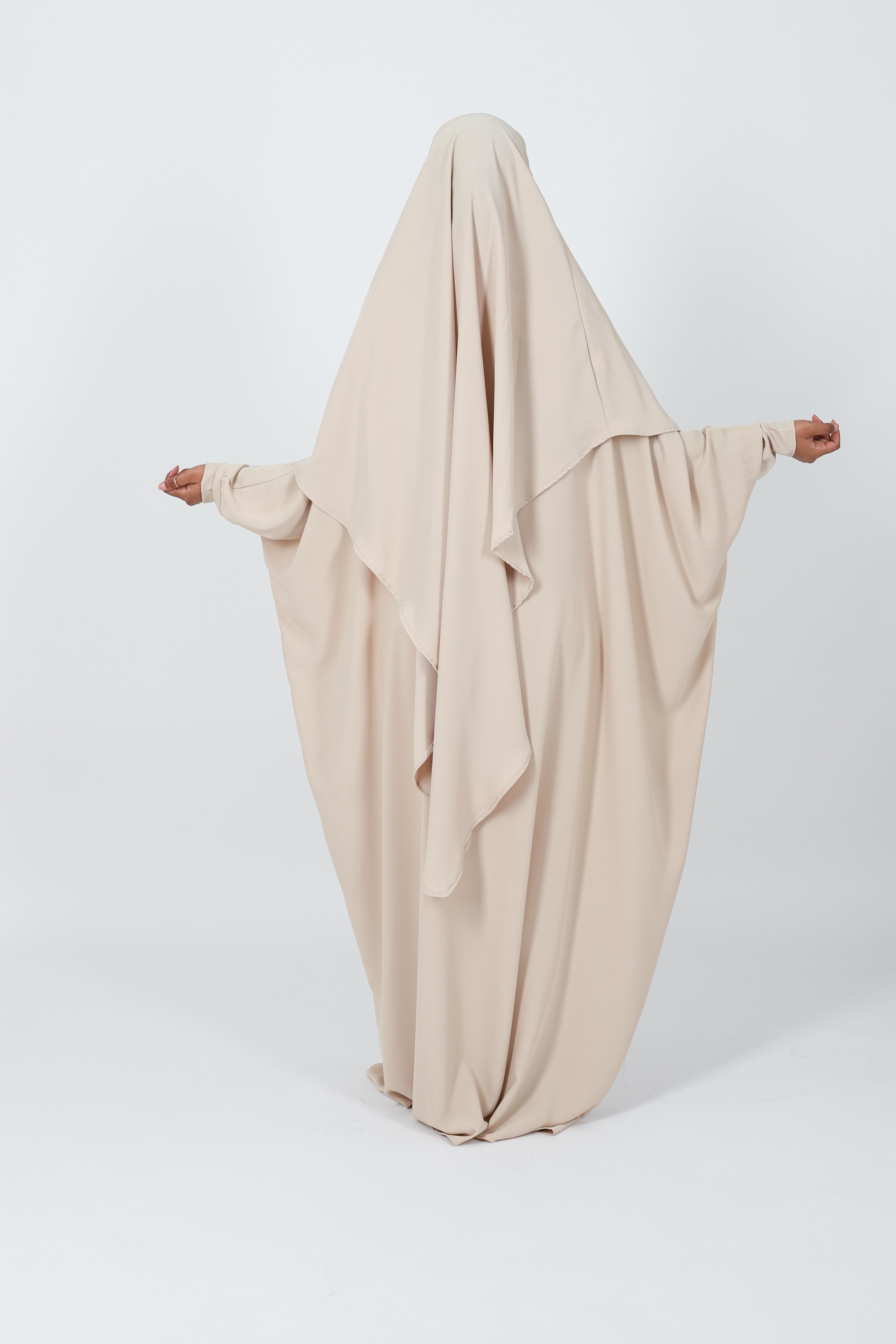 Ensemble abaya farasha soie de médine