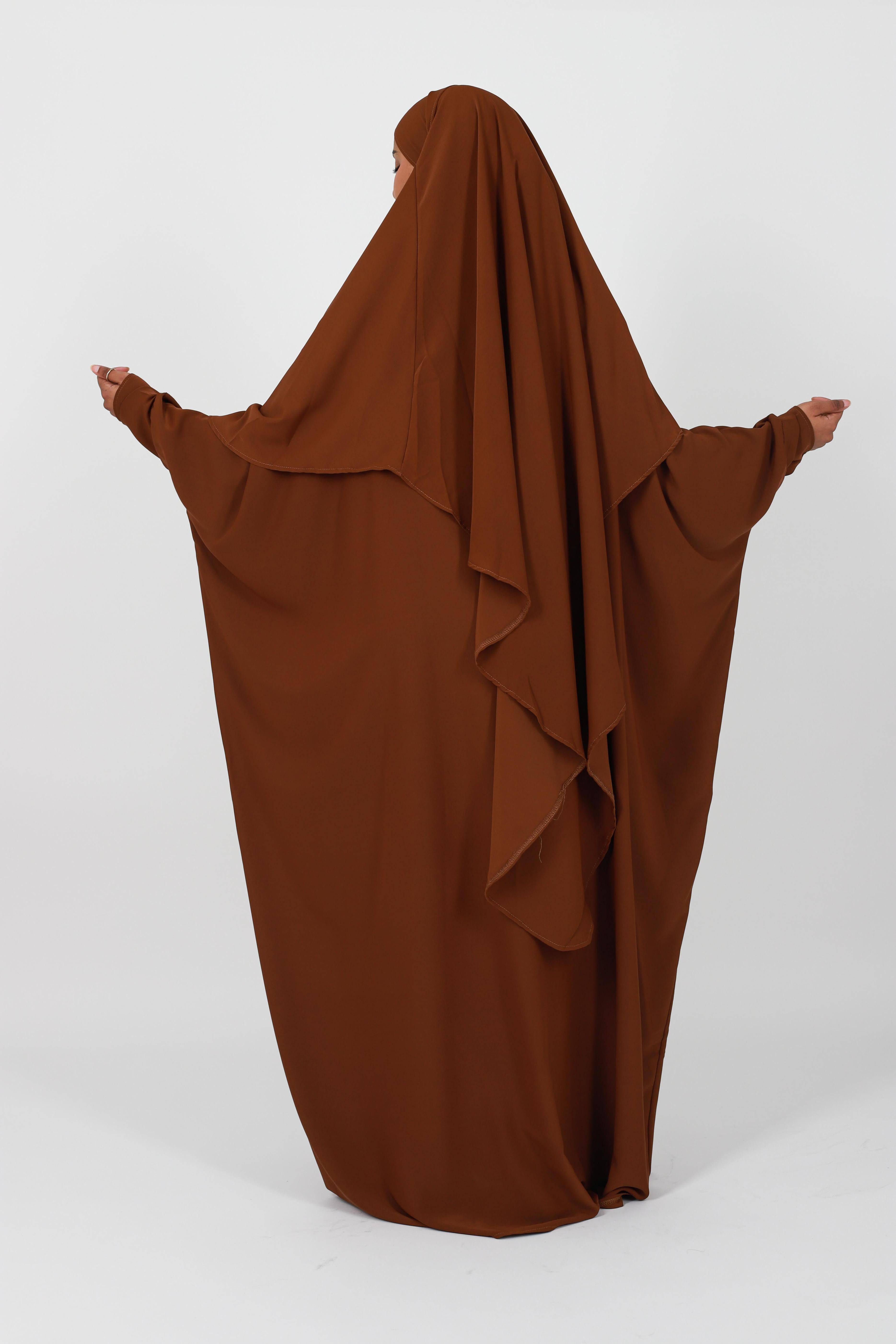 Ensemble abaya farasha soie de médine
