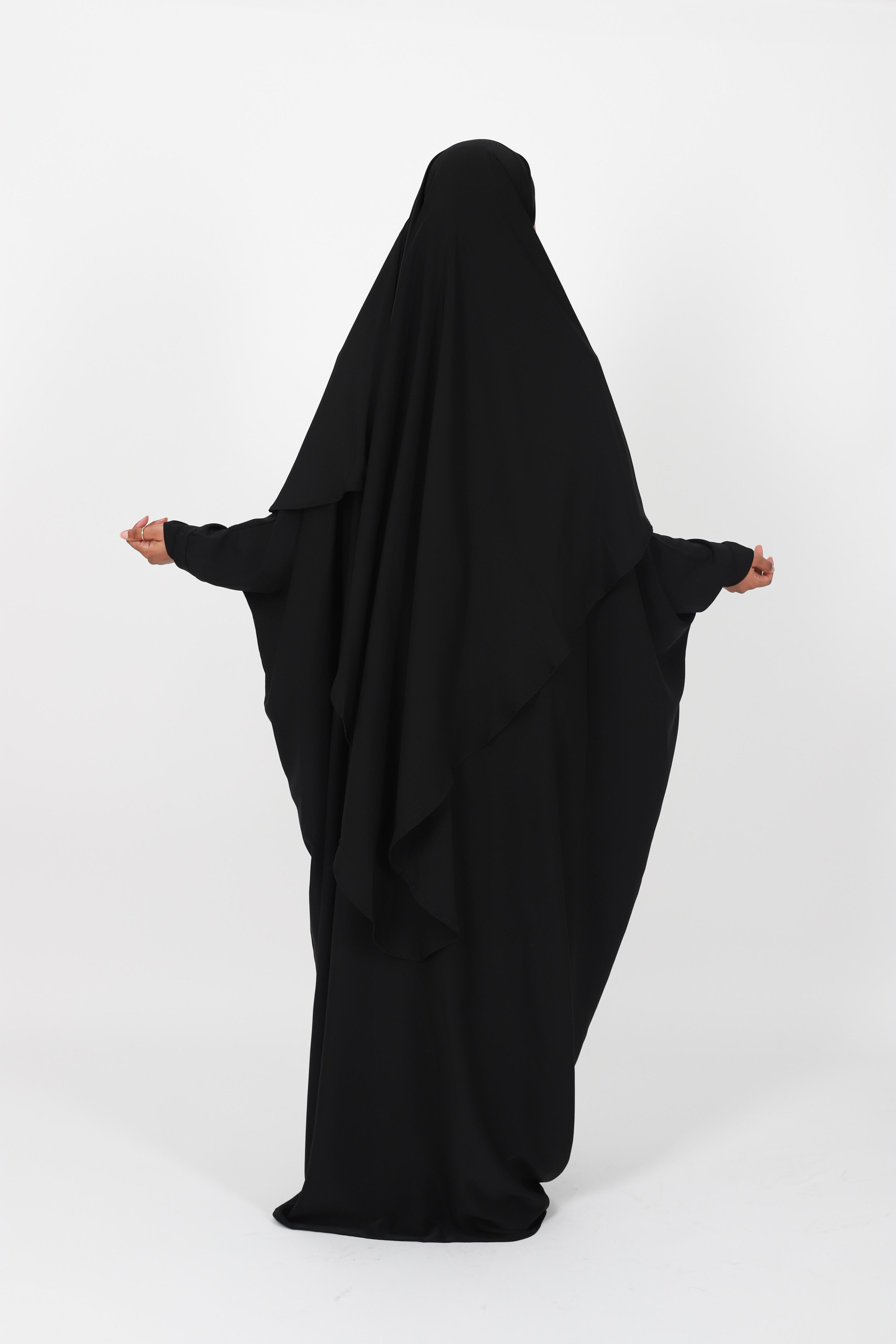 Ensemble abaya farasha soie de médine