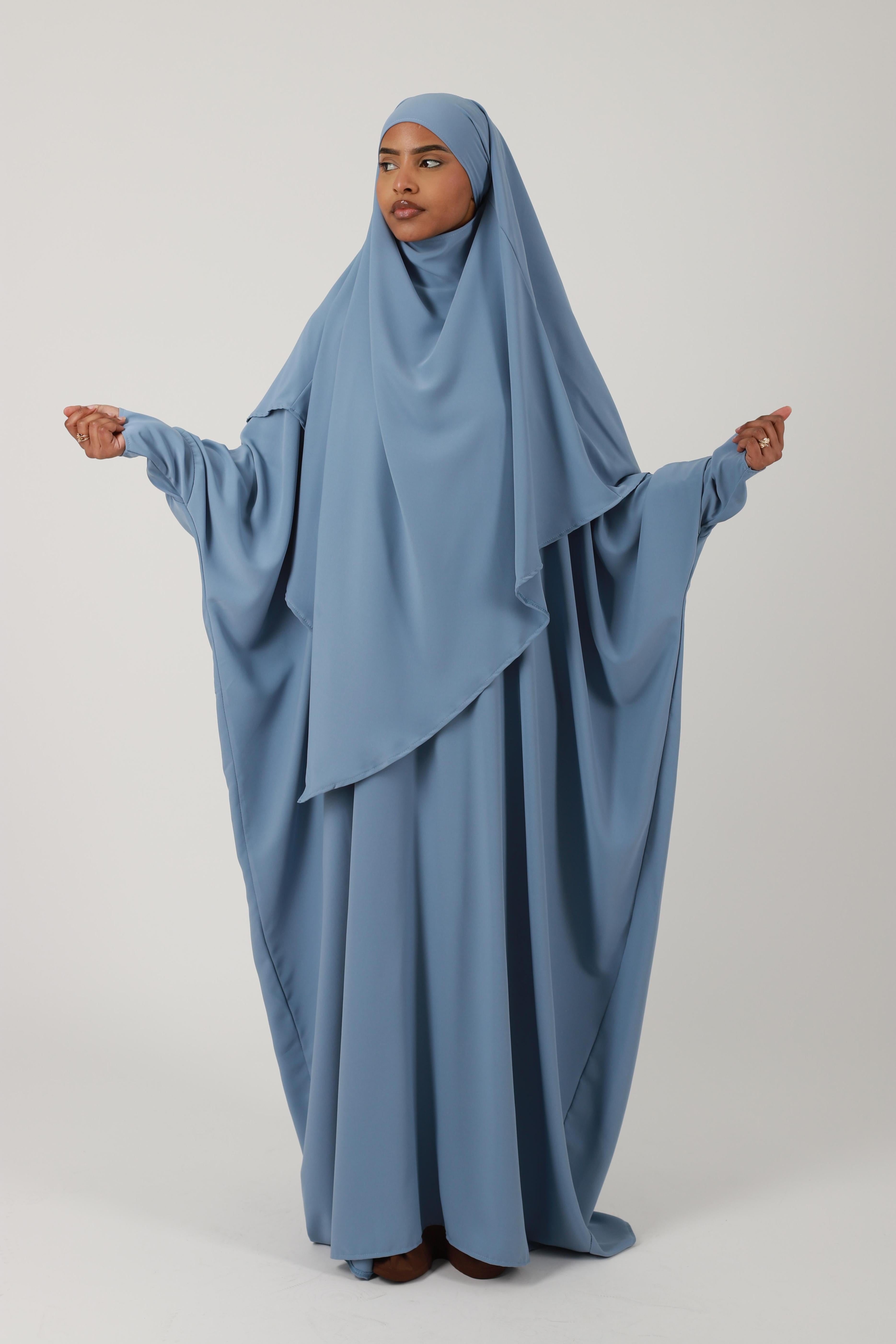 Ensemble abaya farasha soie de médine