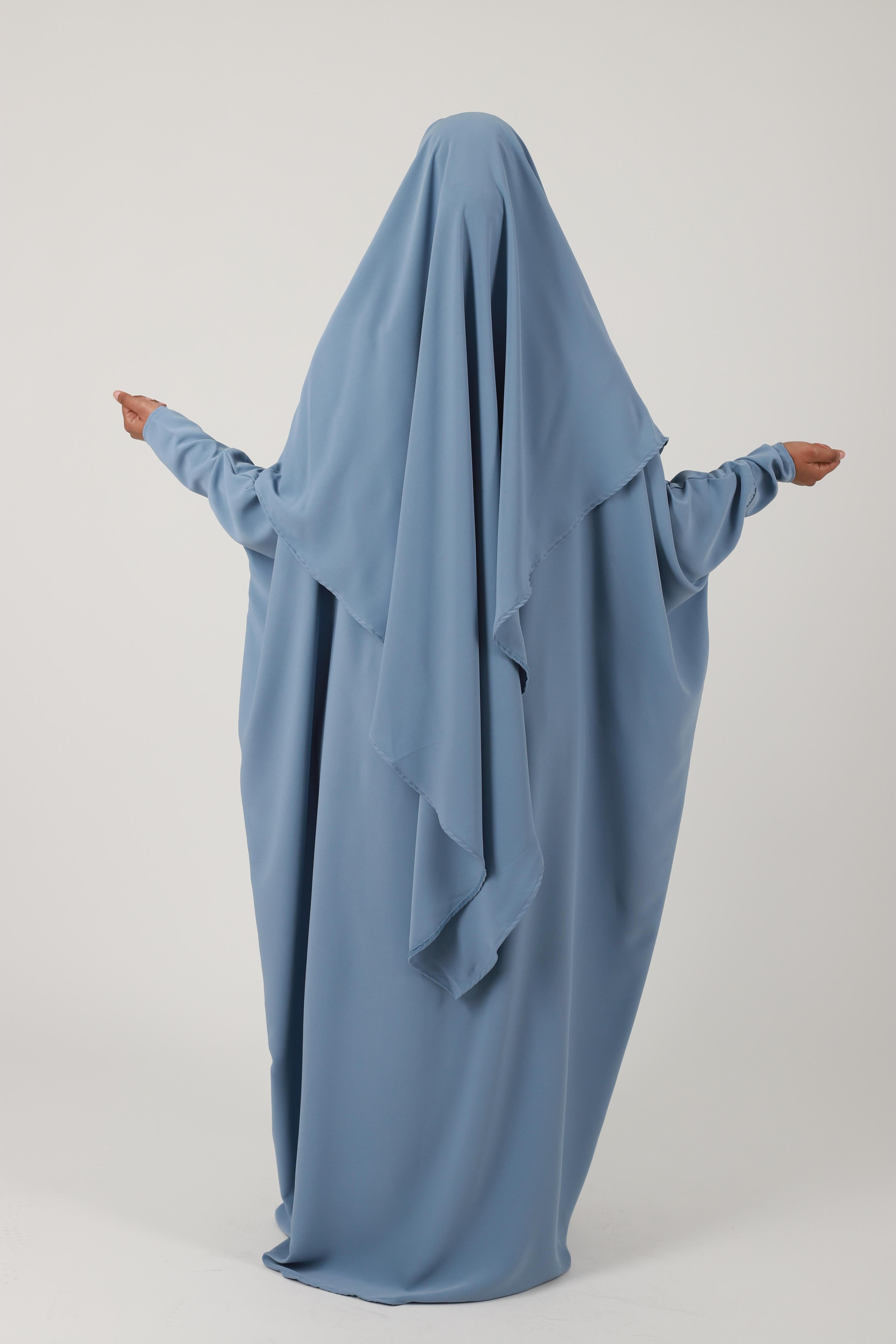 Ensemble abaya farasha soie de médine