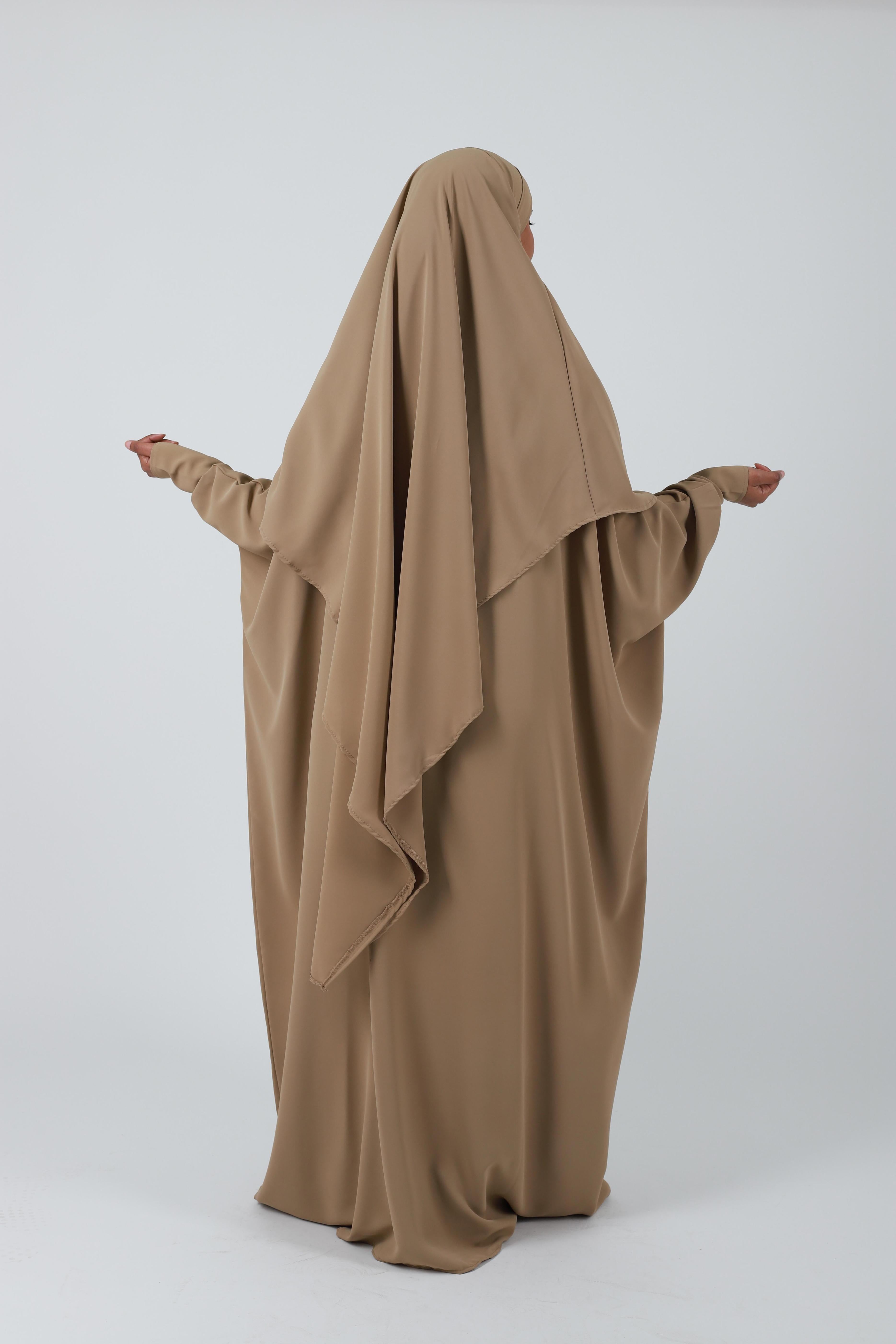 Ensemble abaya farasha soie de médine