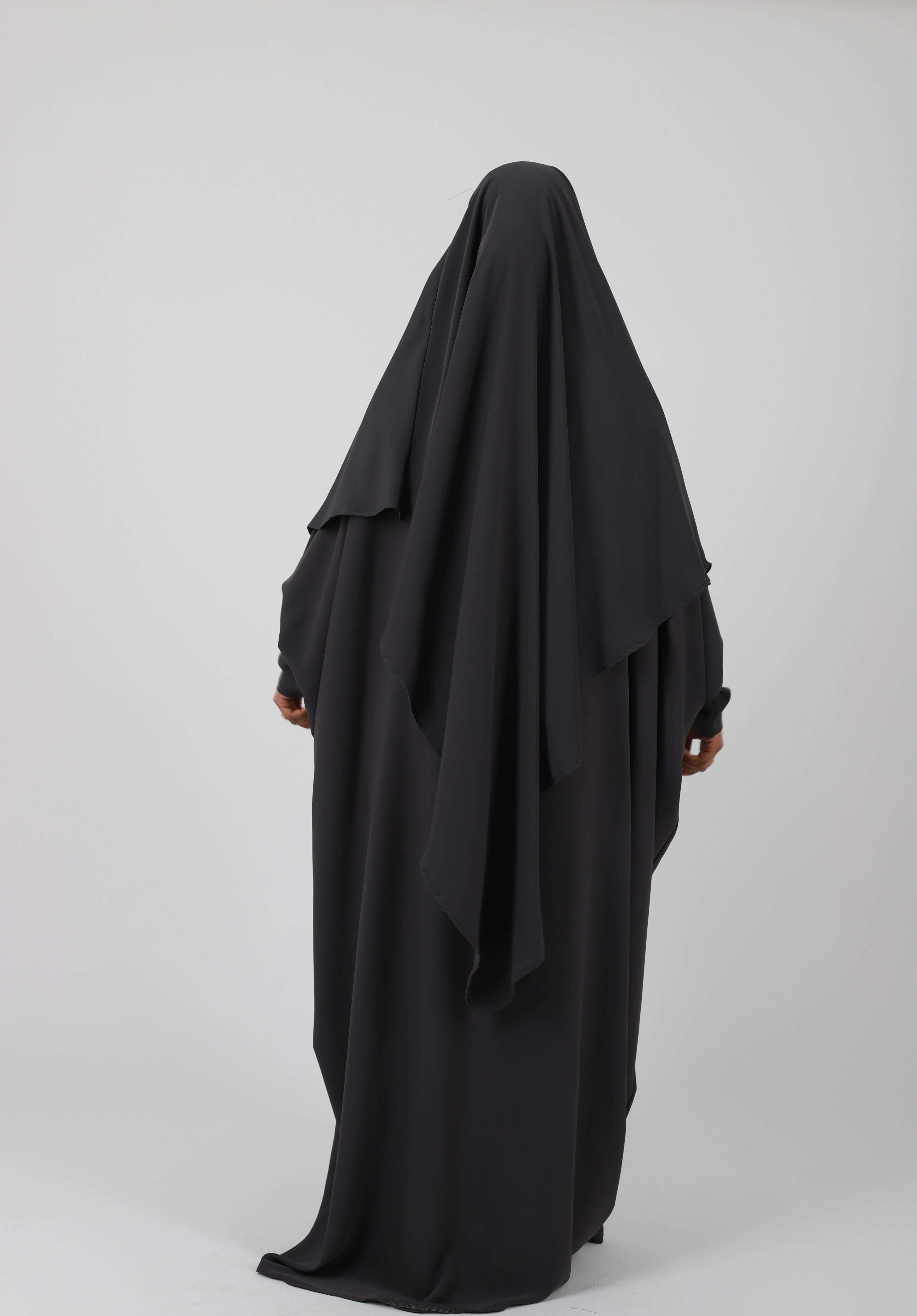 Ensemble abaya farasha soie de médine