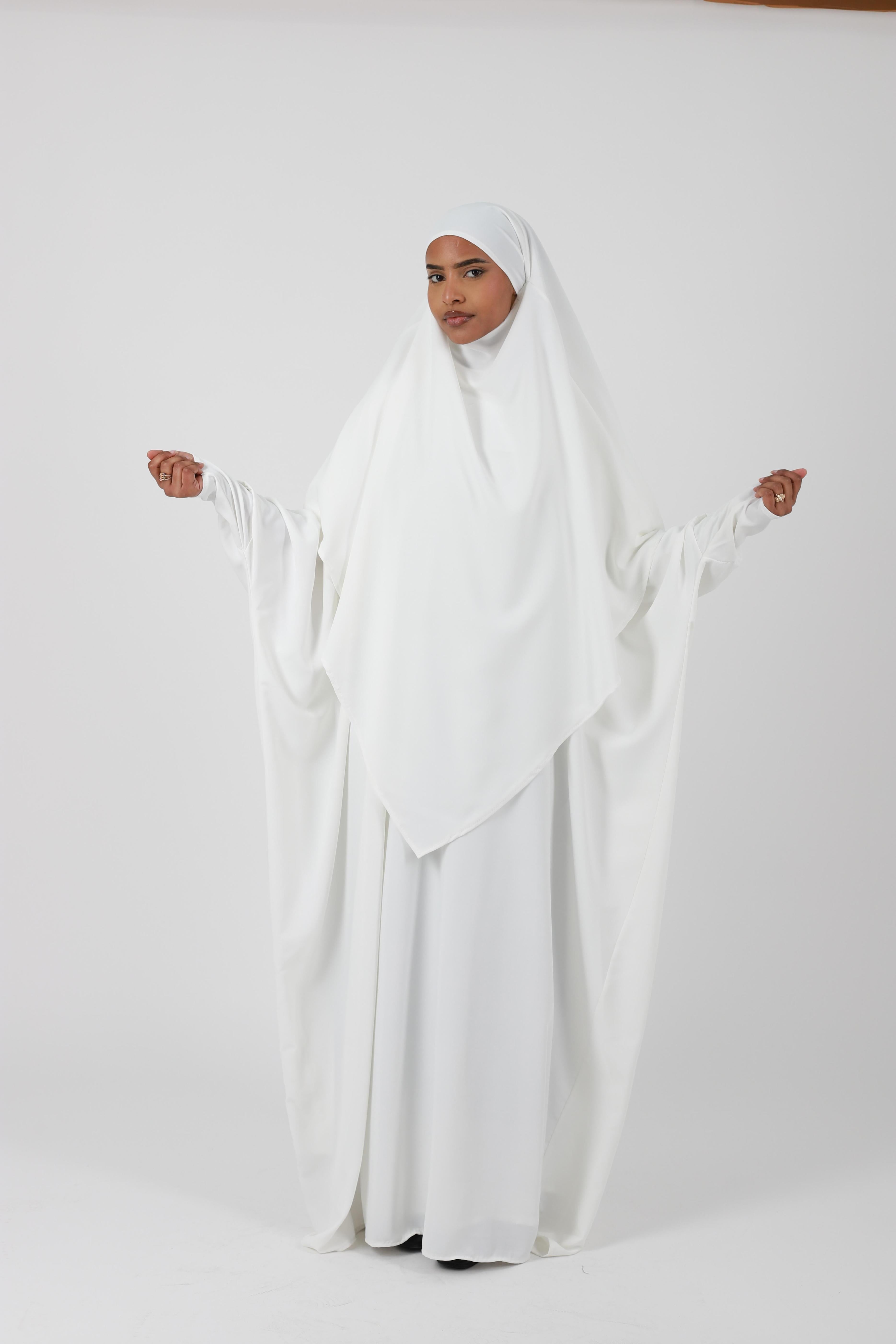Ensemble abaya farasha soie de médine