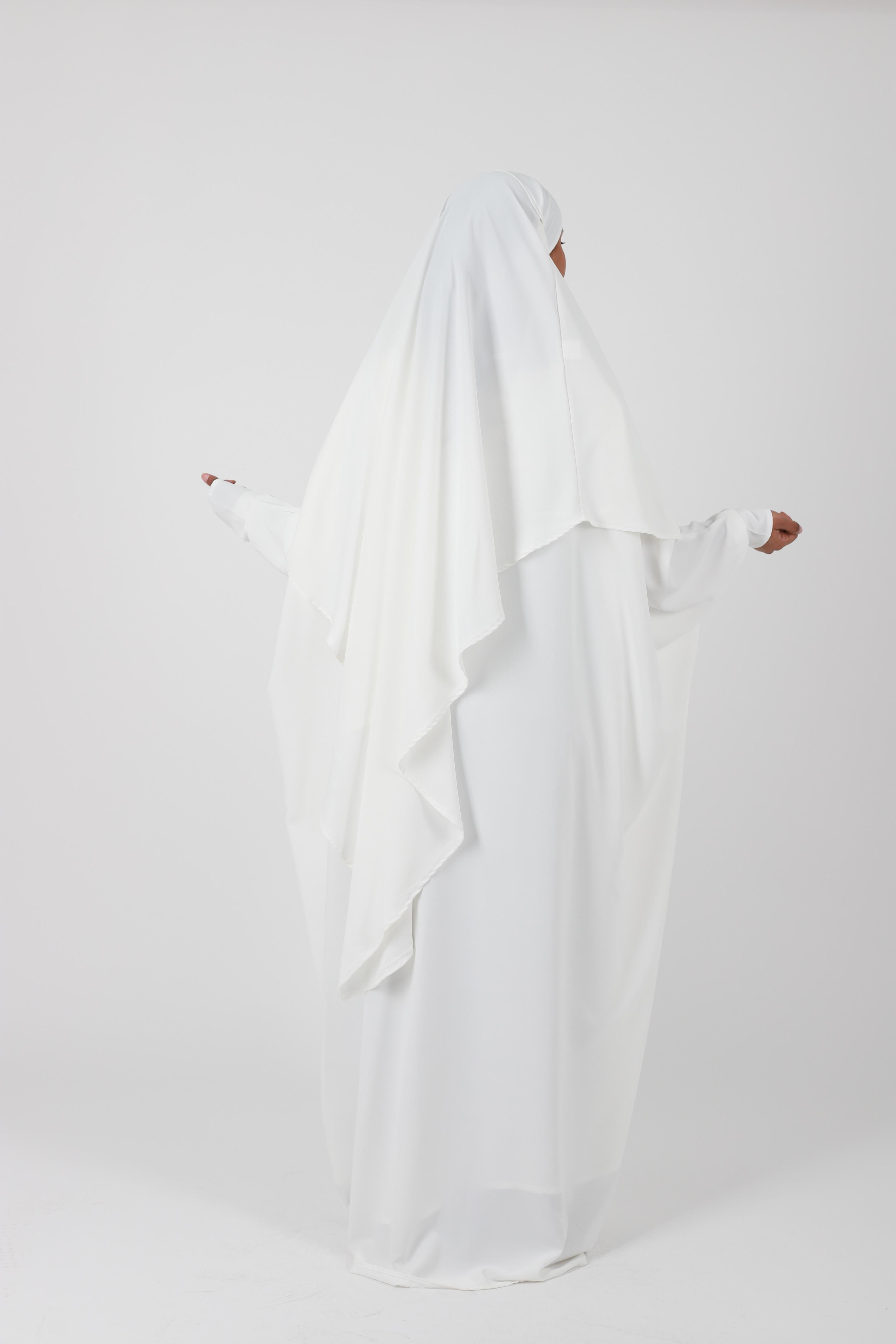 Ensemble abaya farasha soie de médine