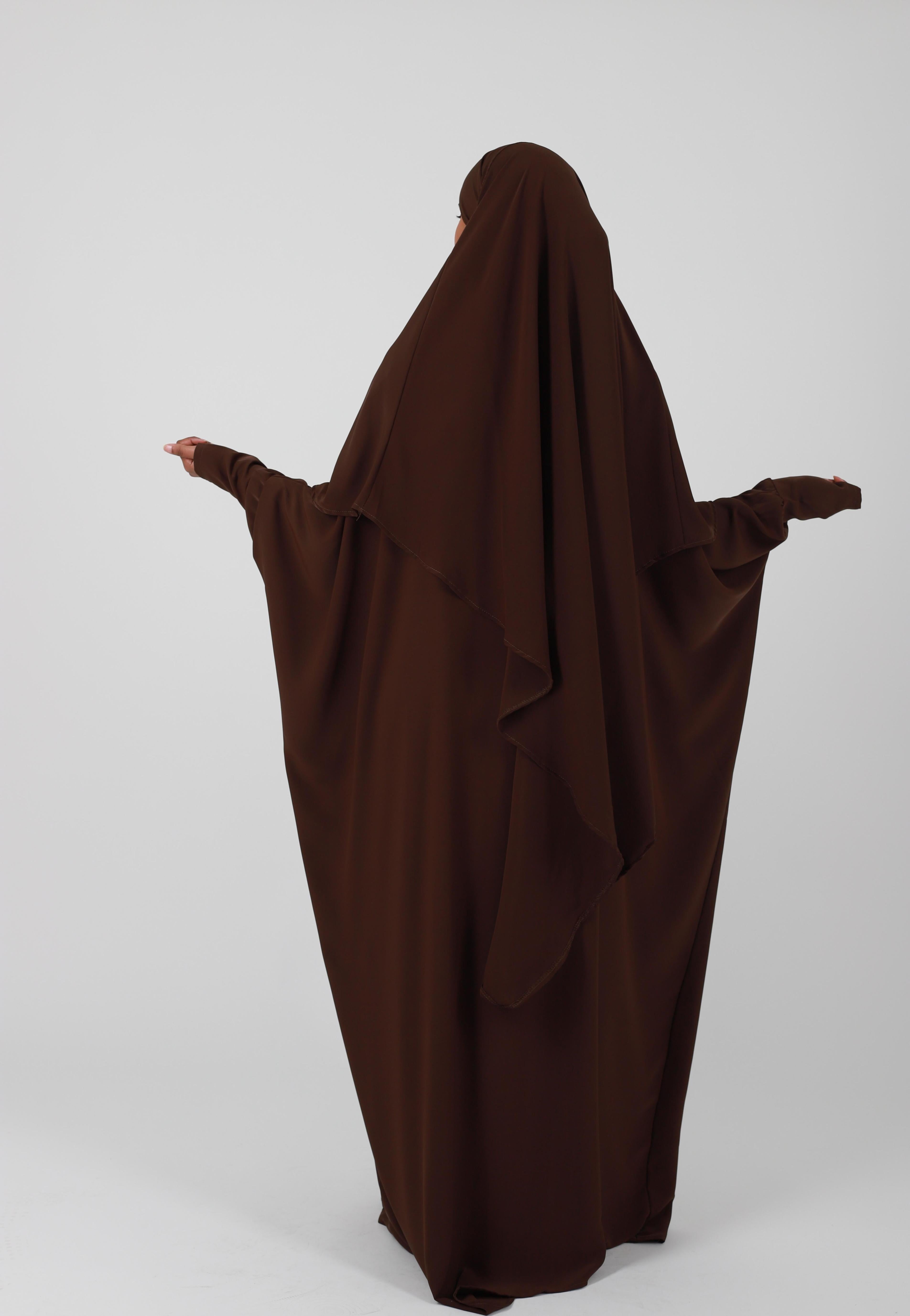 Ensemble abaya farasha soie de médine