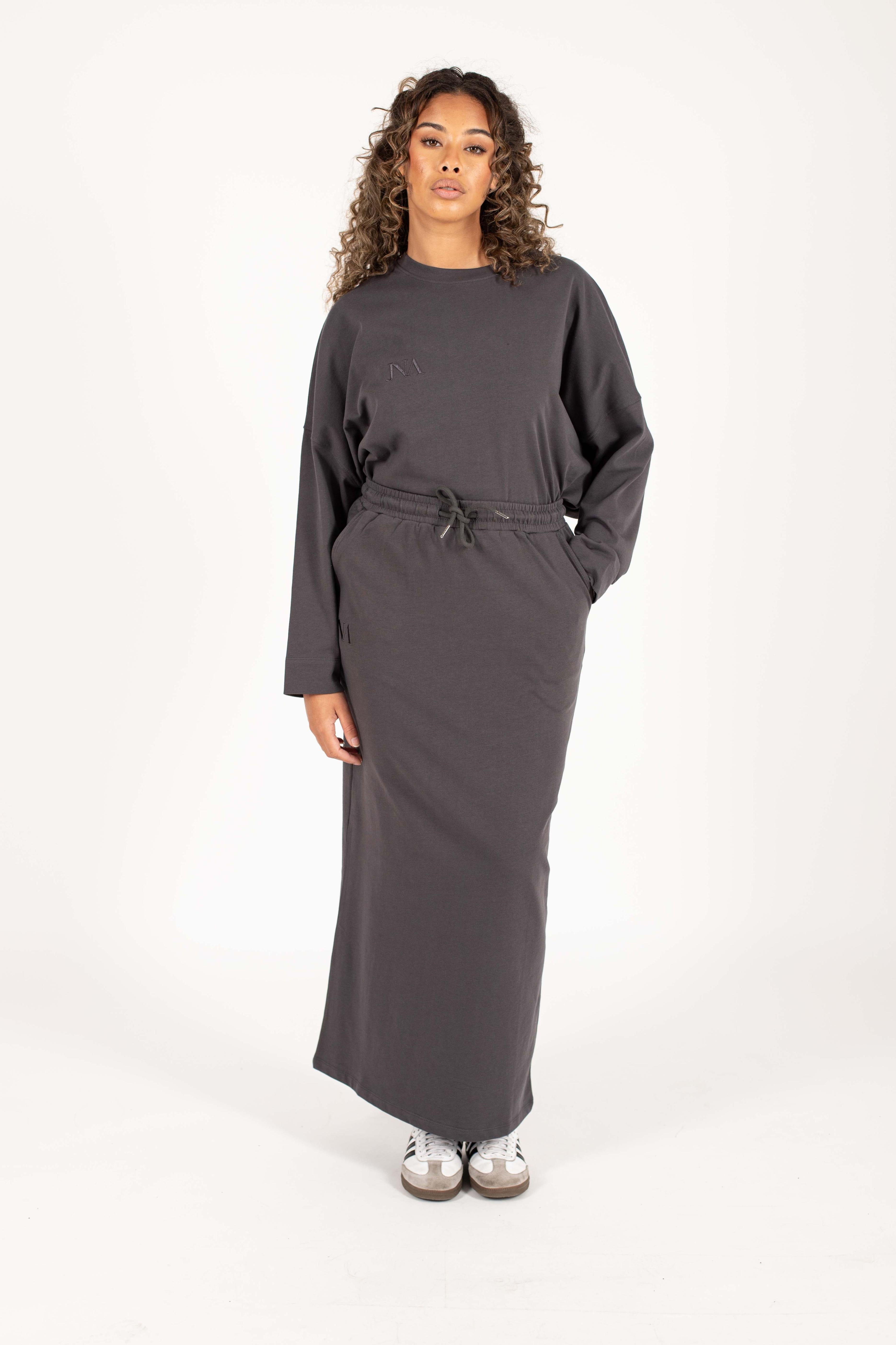 JNA essential Anthracite skirt