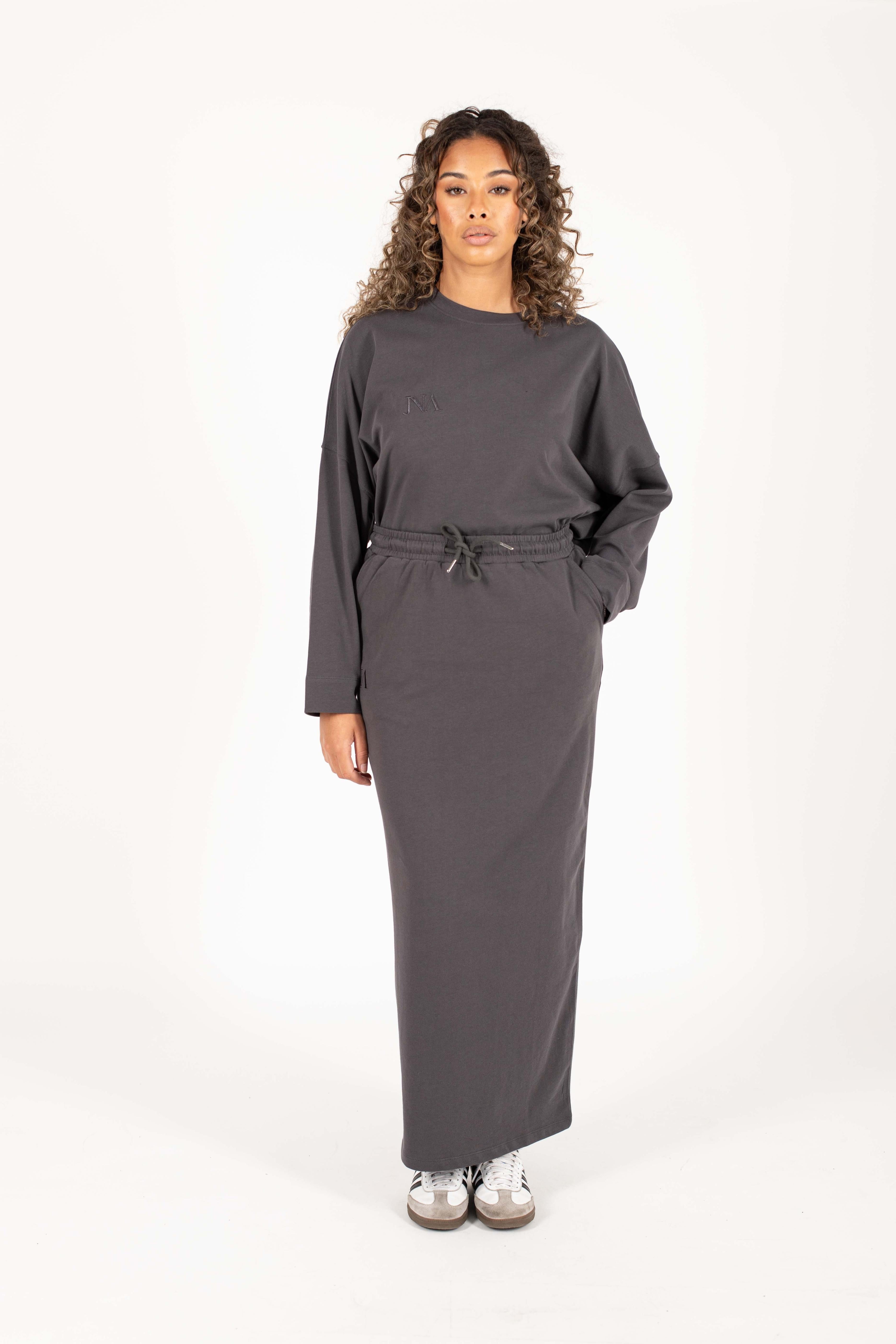 JNA essential Anthracite skirt