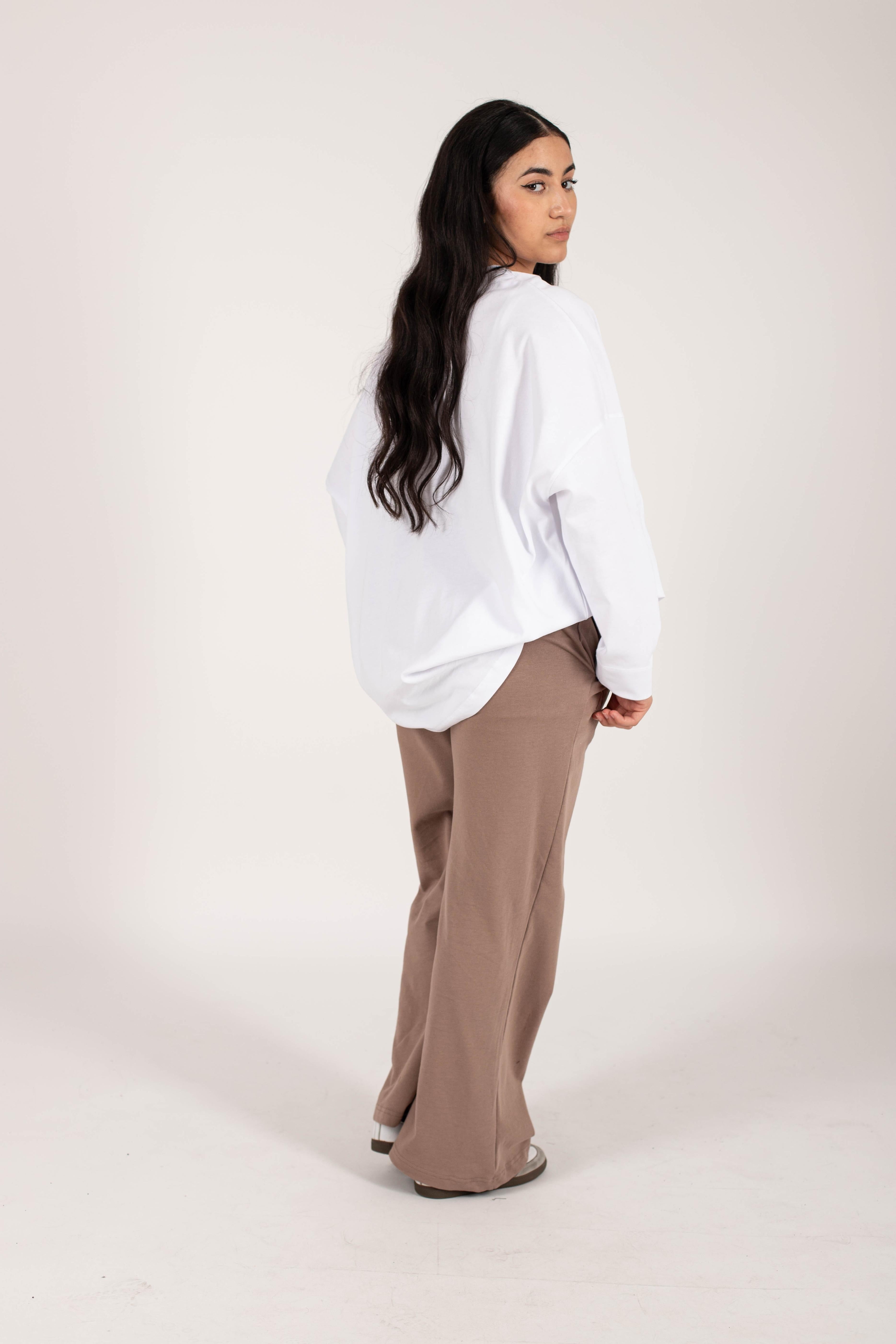 JNA essential taupe pants