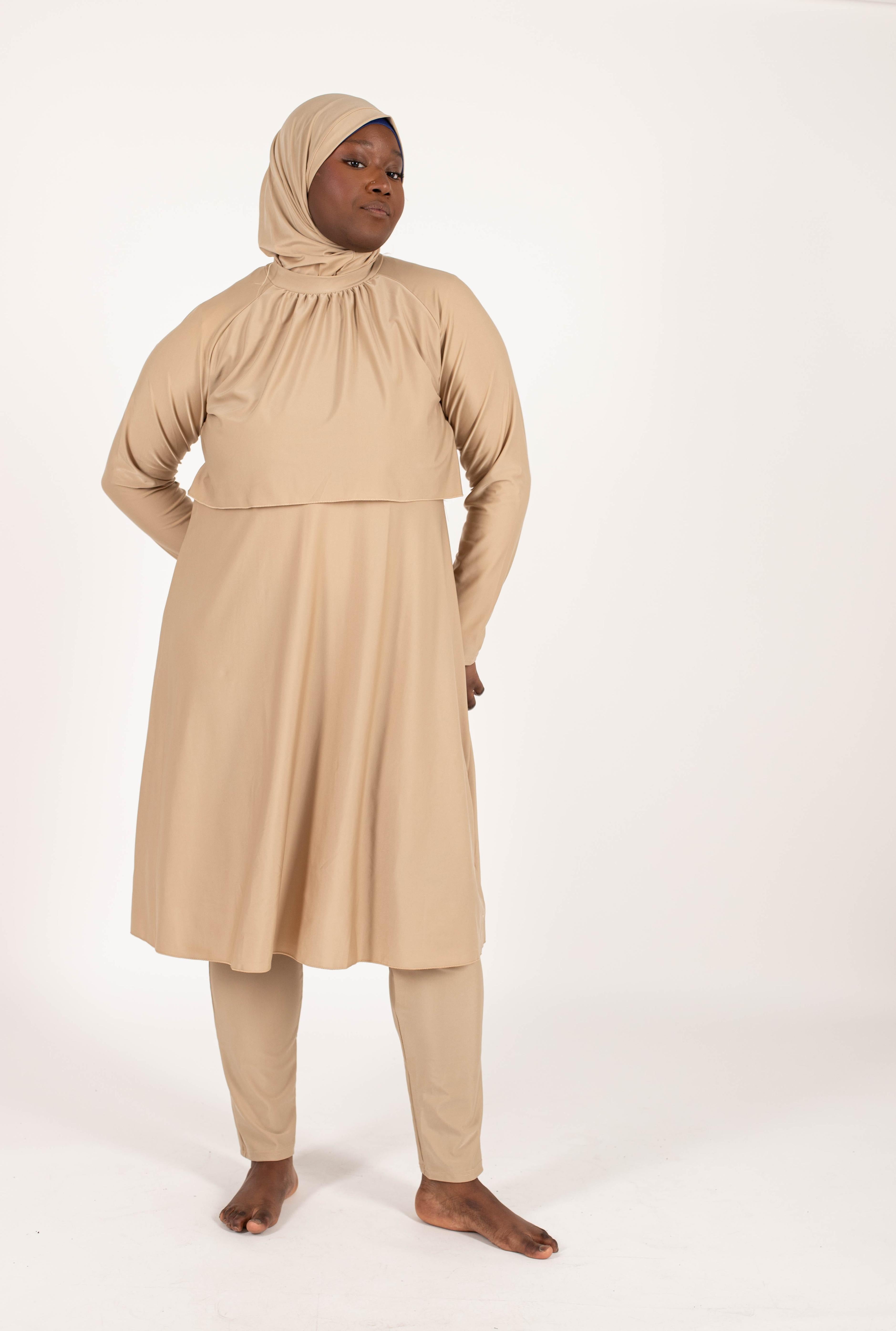 Burkini Hawaï beige
