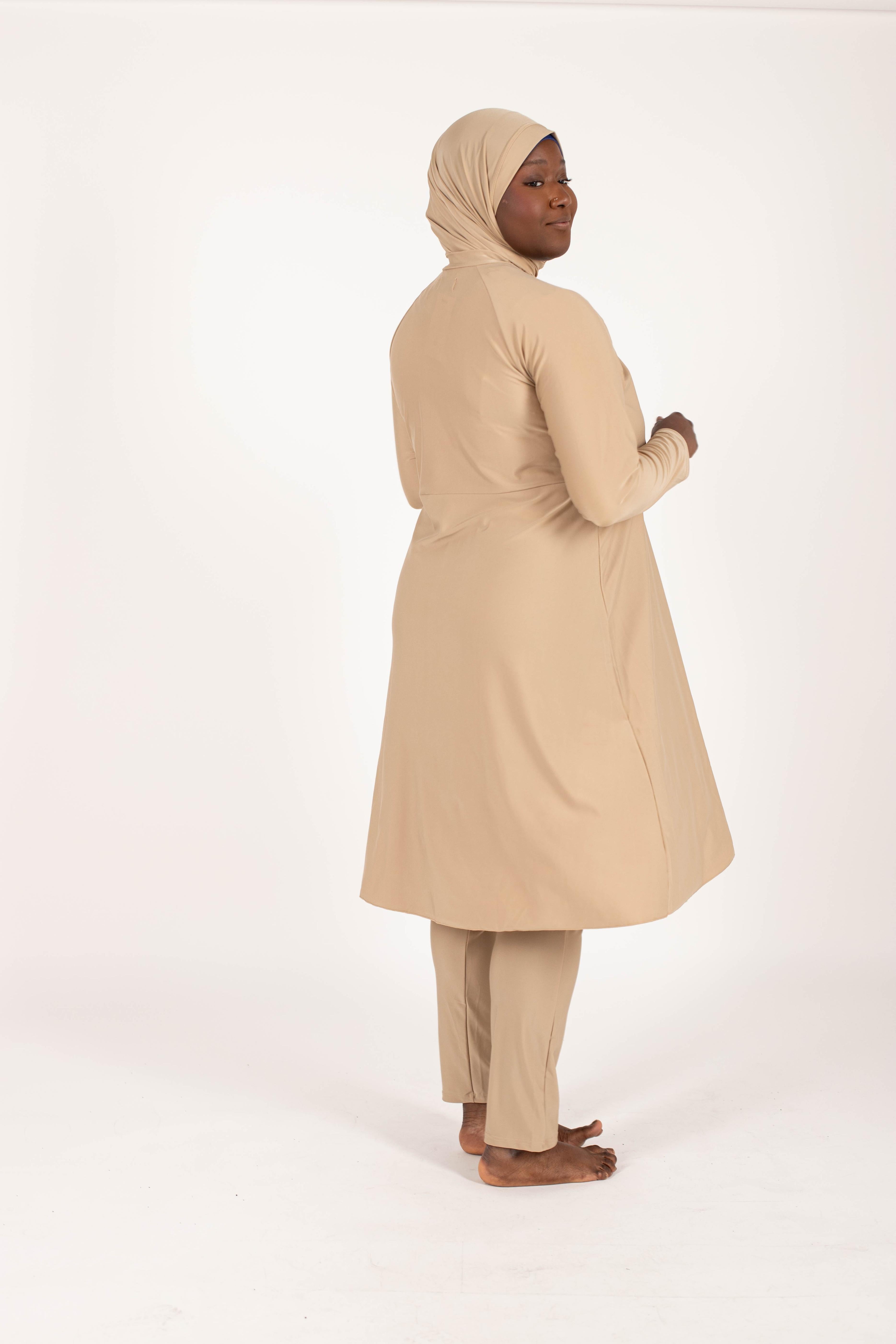 Burkini Hawaï beige