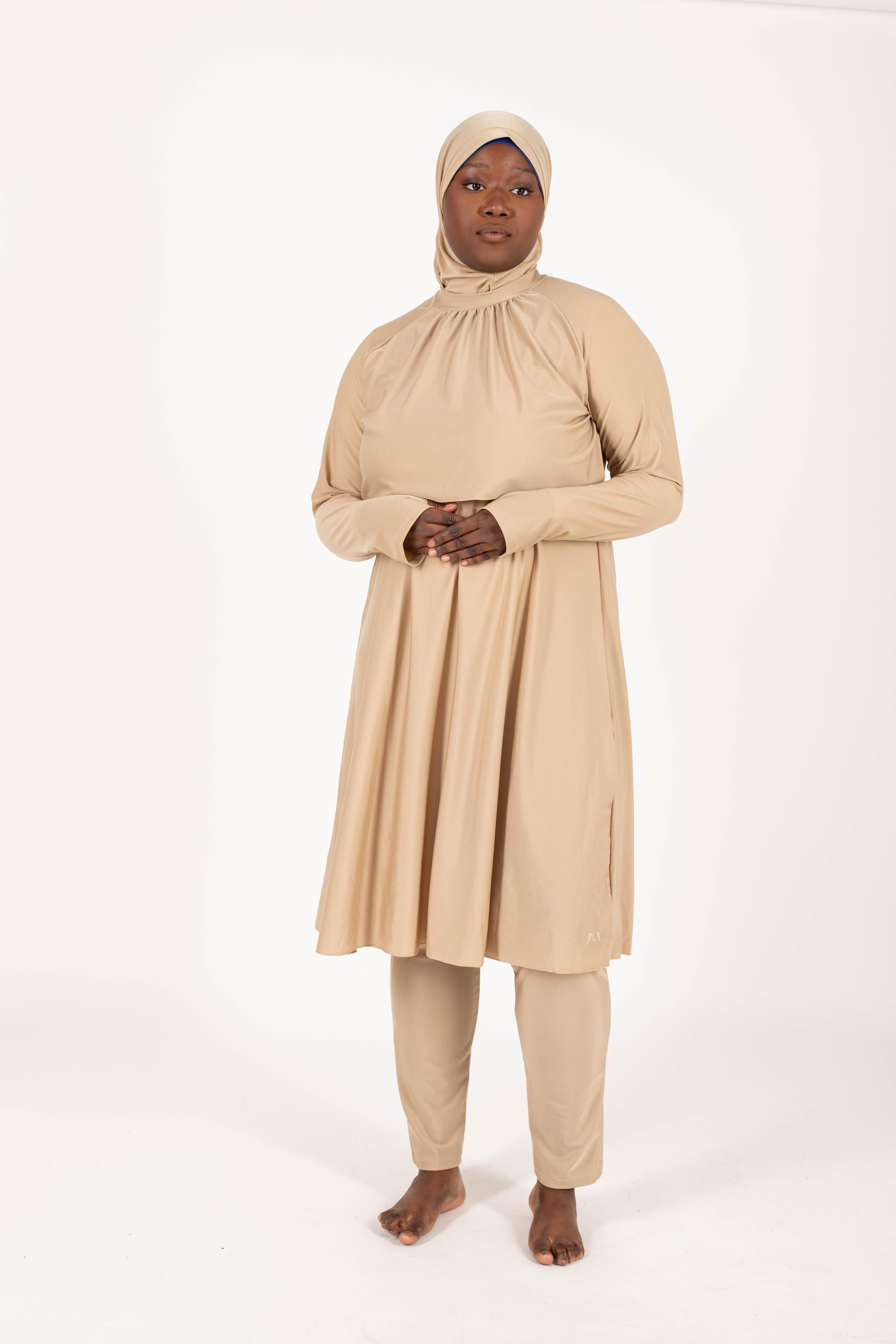 Burkini Hawaï beige