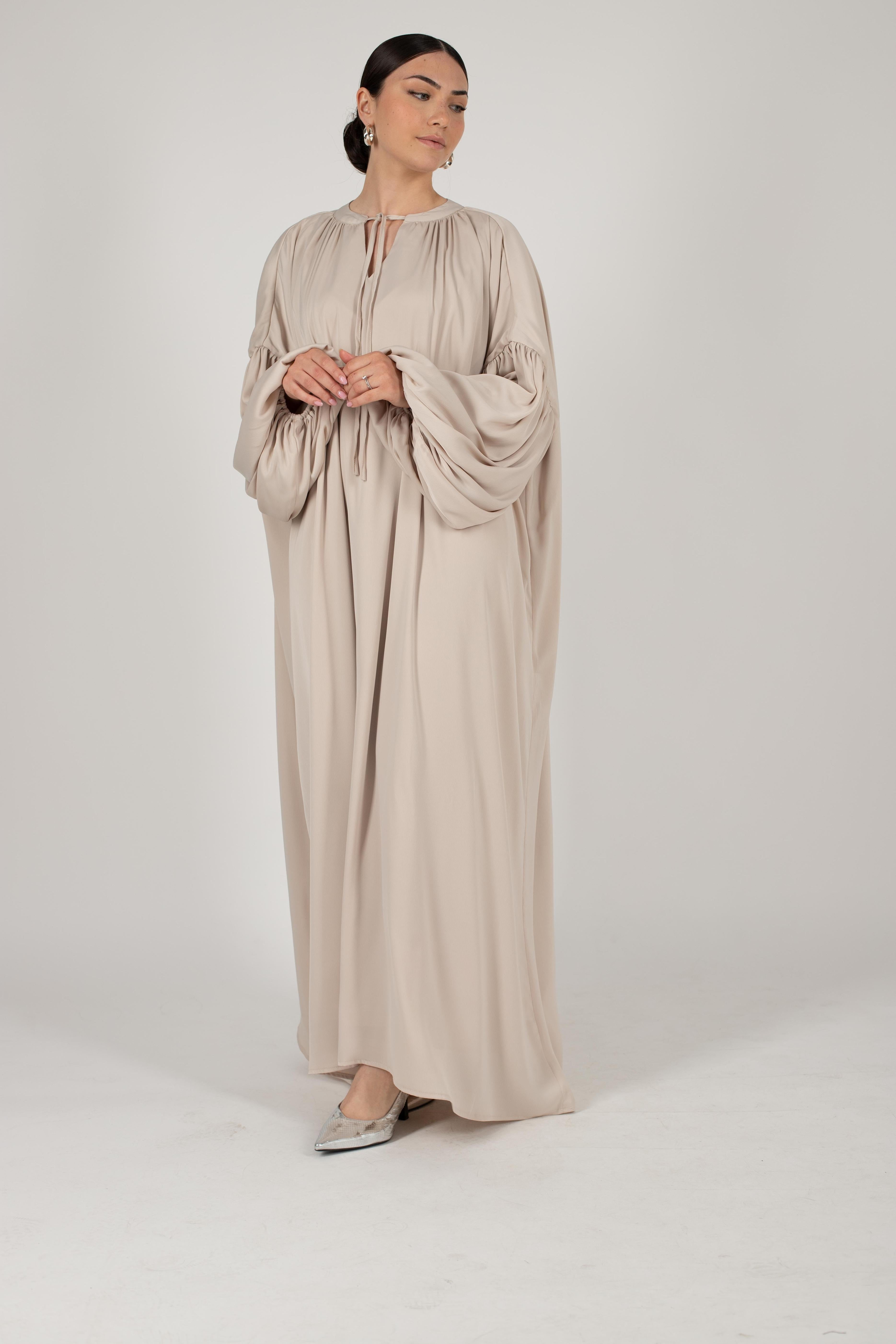 beige Bali long dress