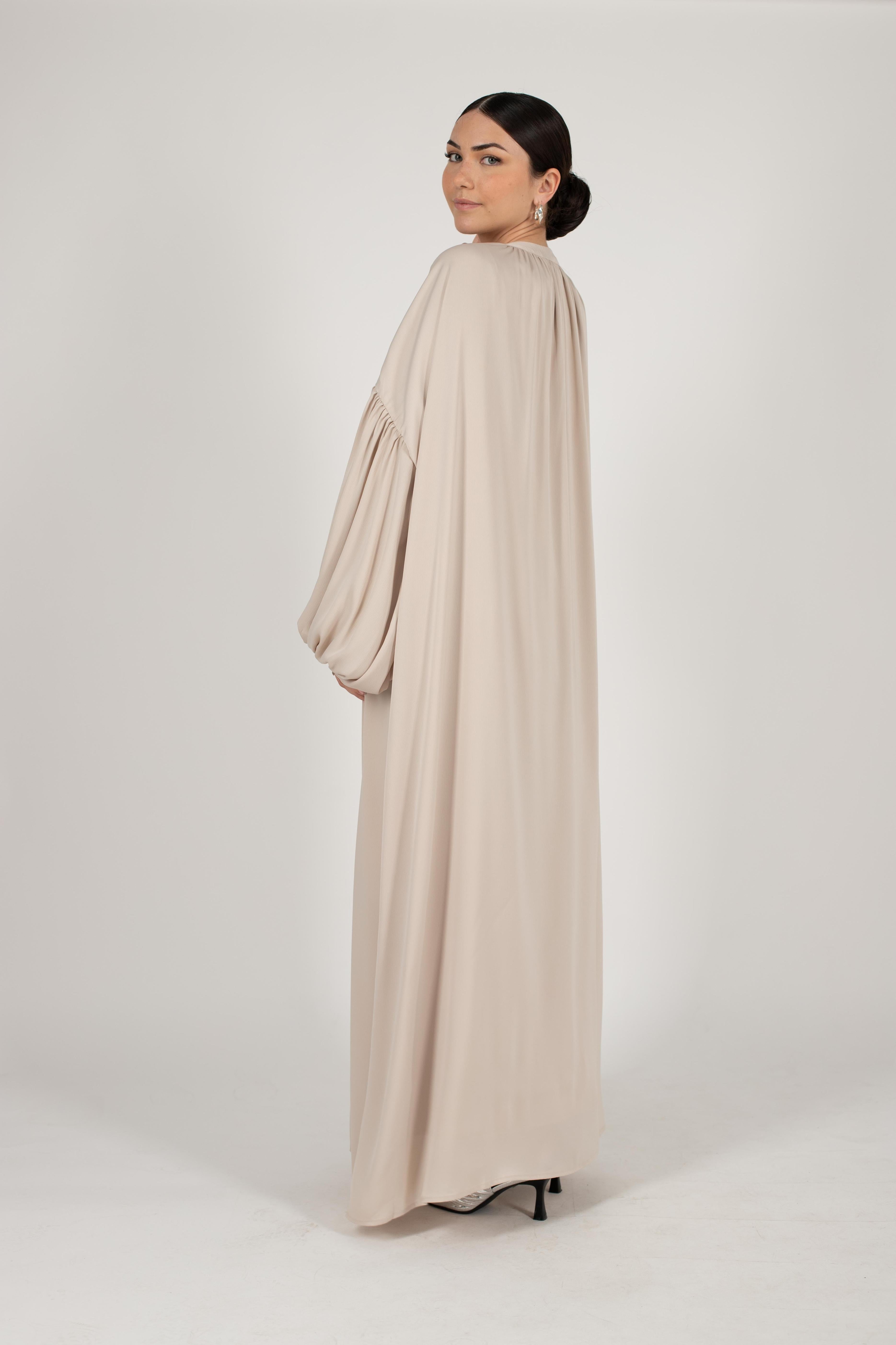beige Bali long dress