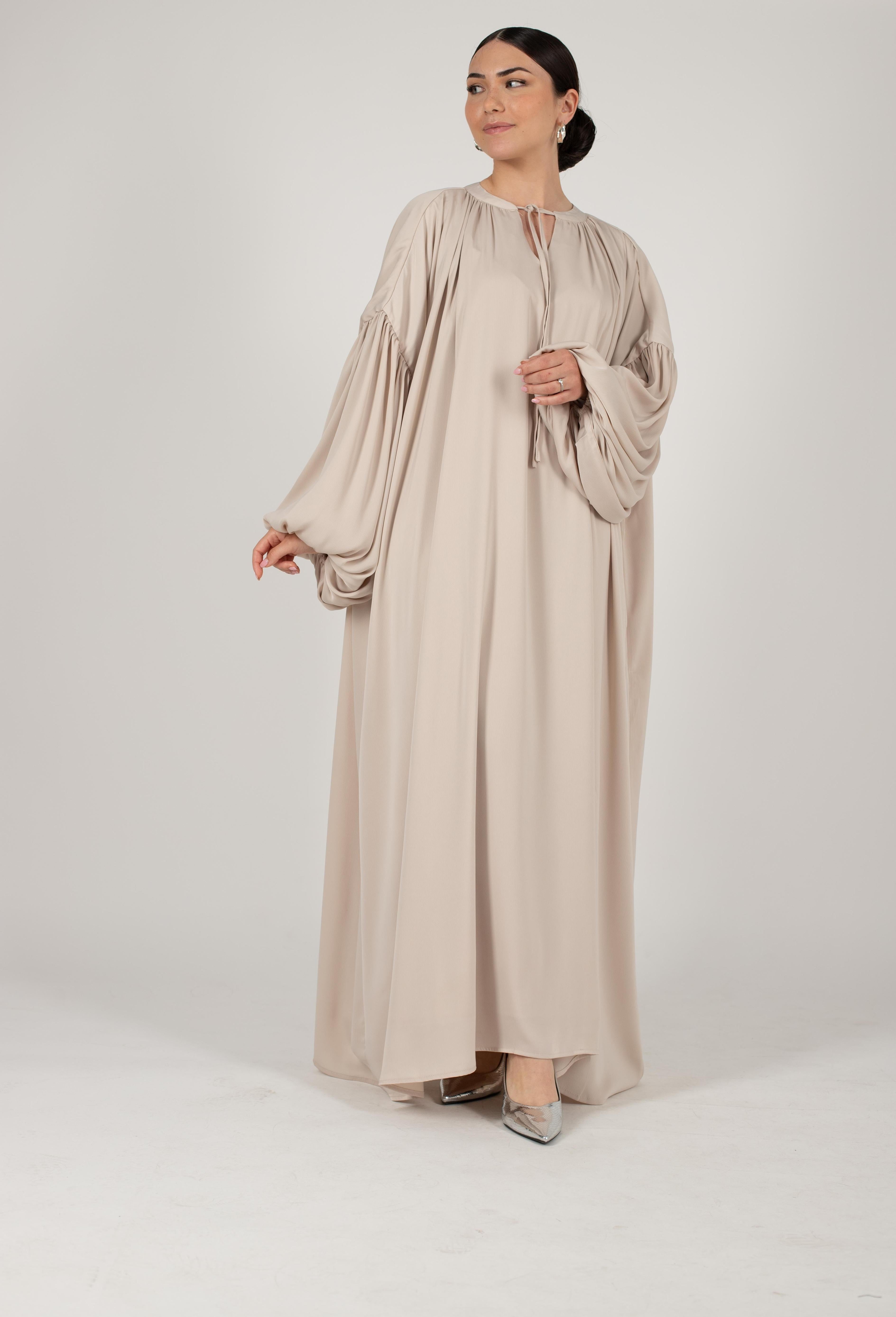 beige Bali long dress