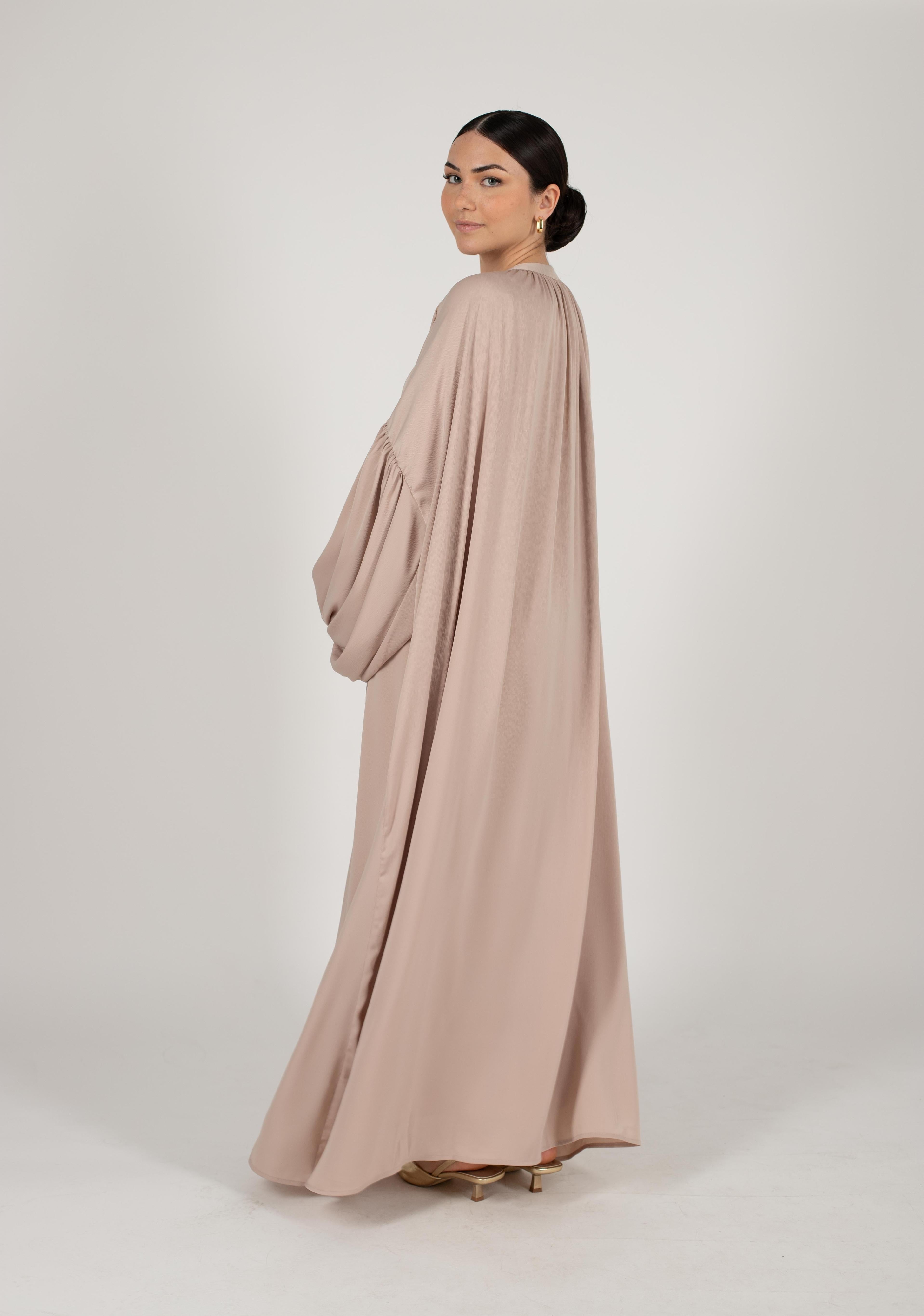 Robe longue Bali beige doré