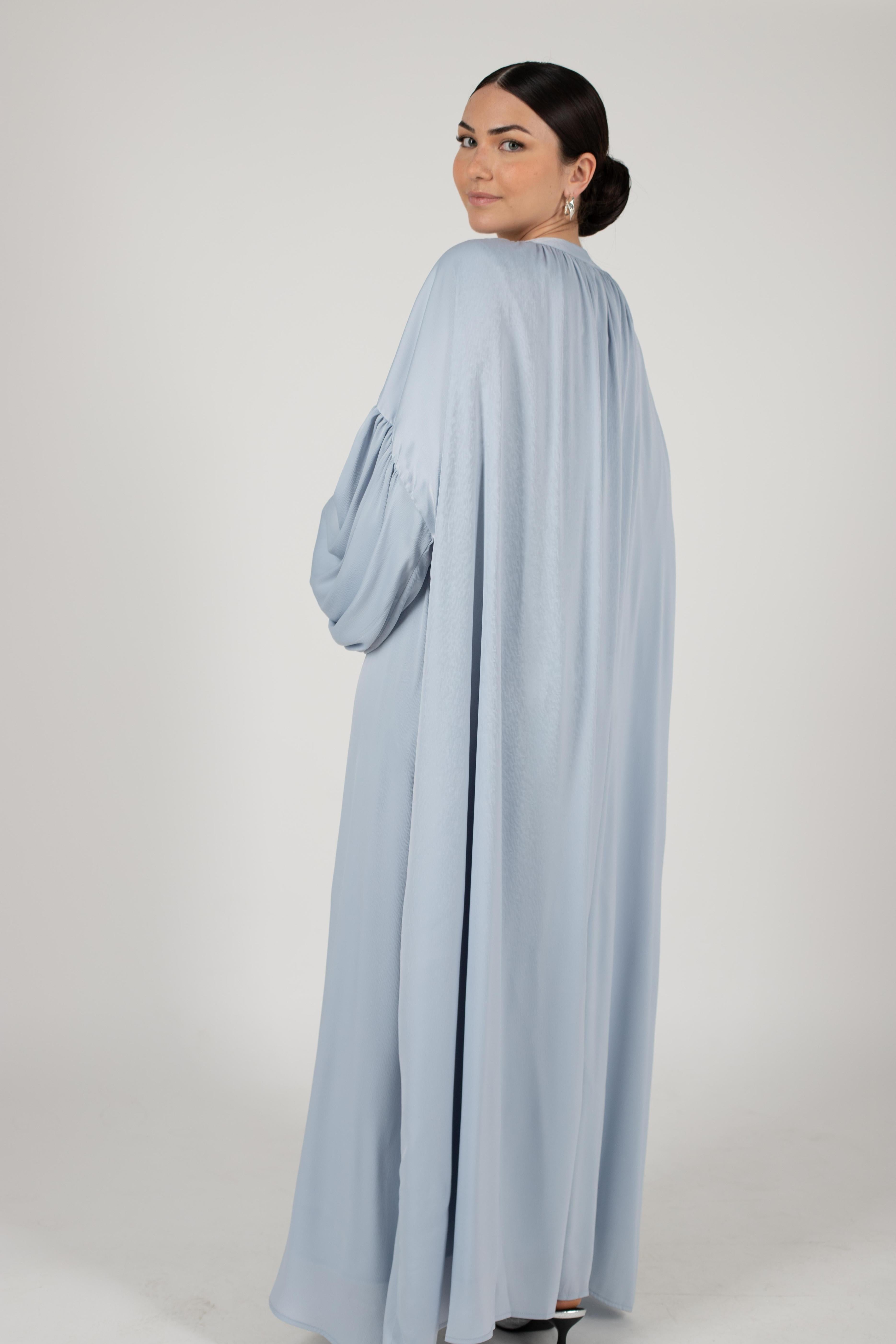 Robe longue Bali bleu ciel