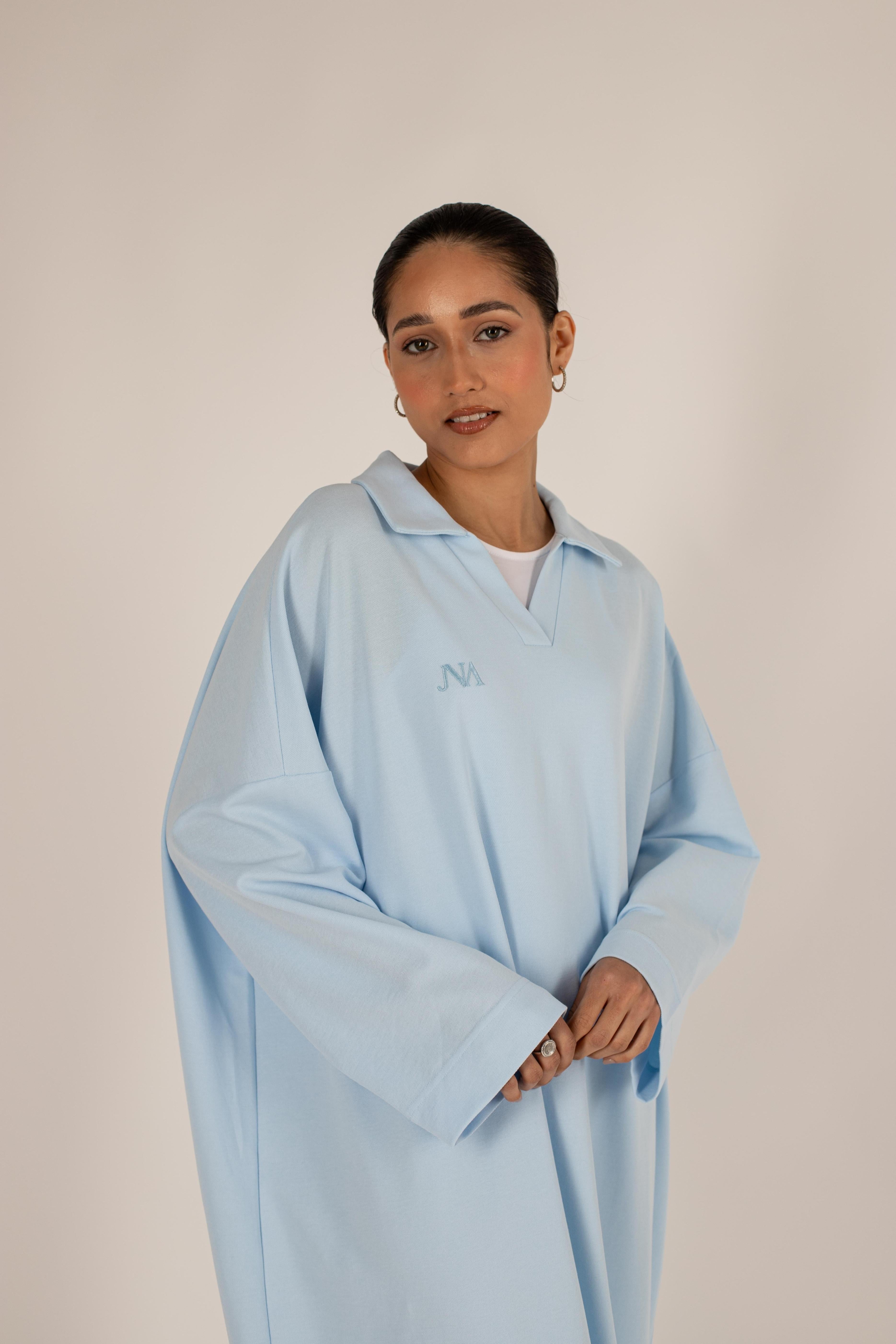 Robe polo JNA ciel