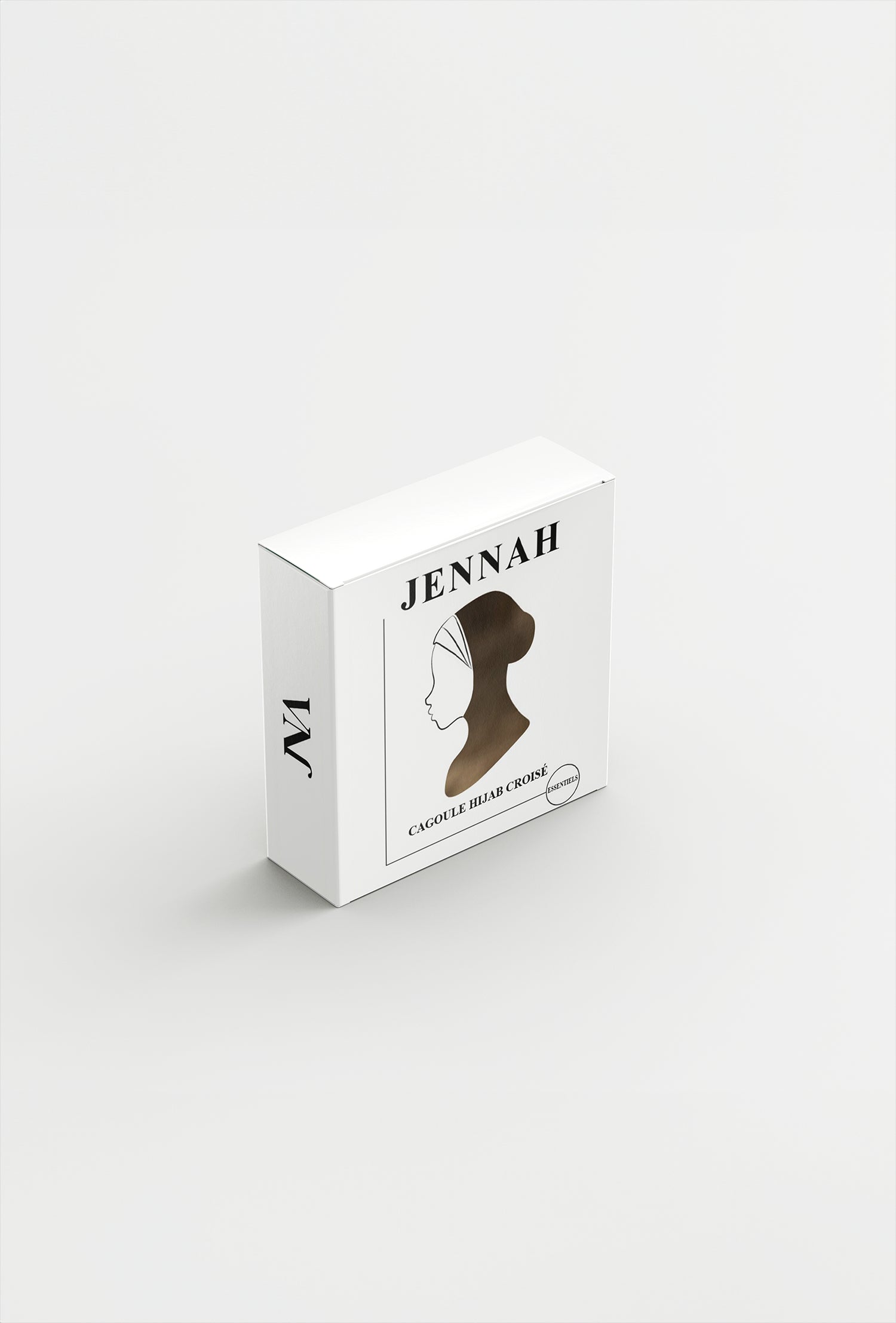 Cagoule hijab croisé