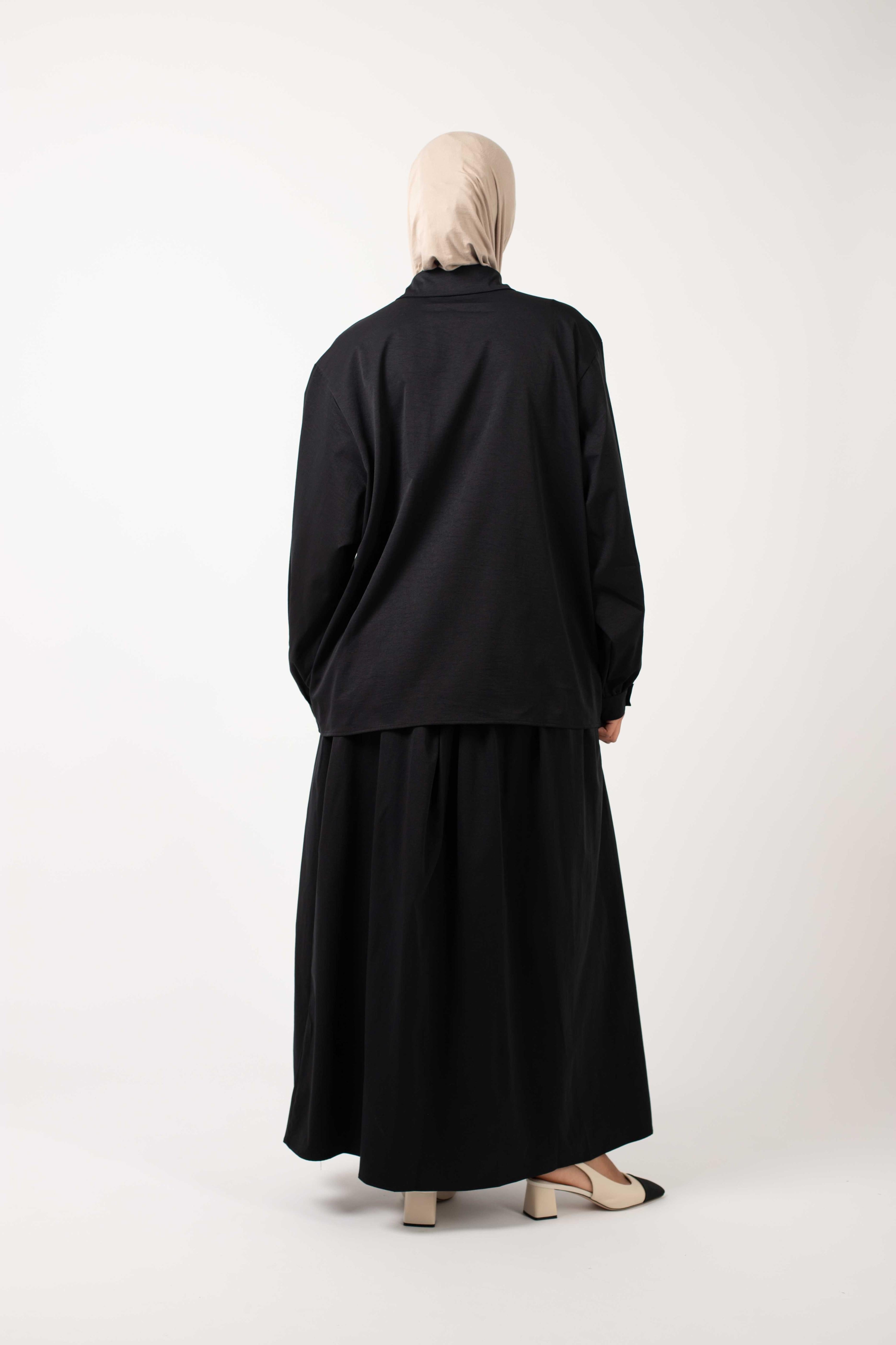 Chemise Fold noir