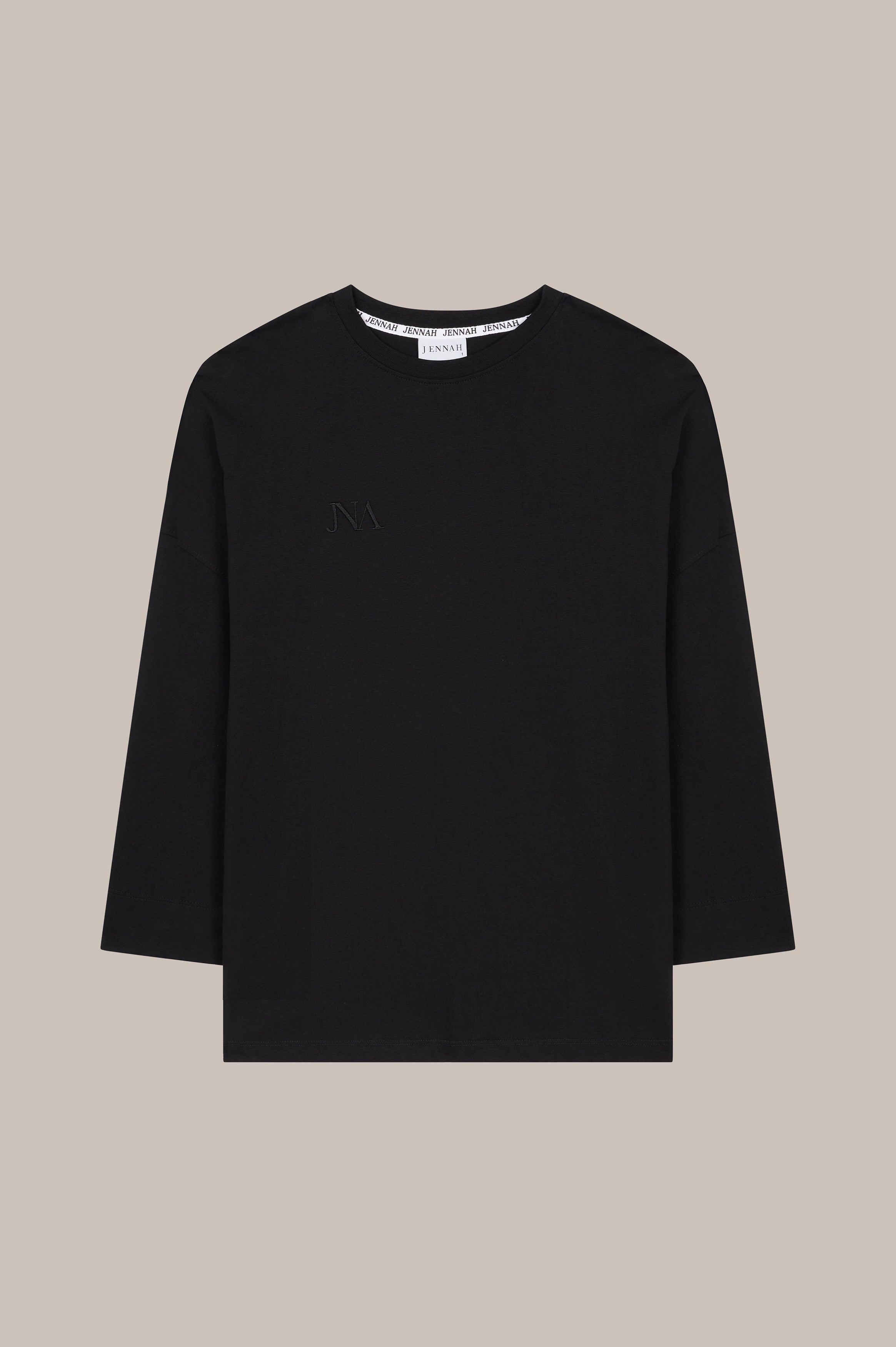 Essential black/black t-shirt JNA