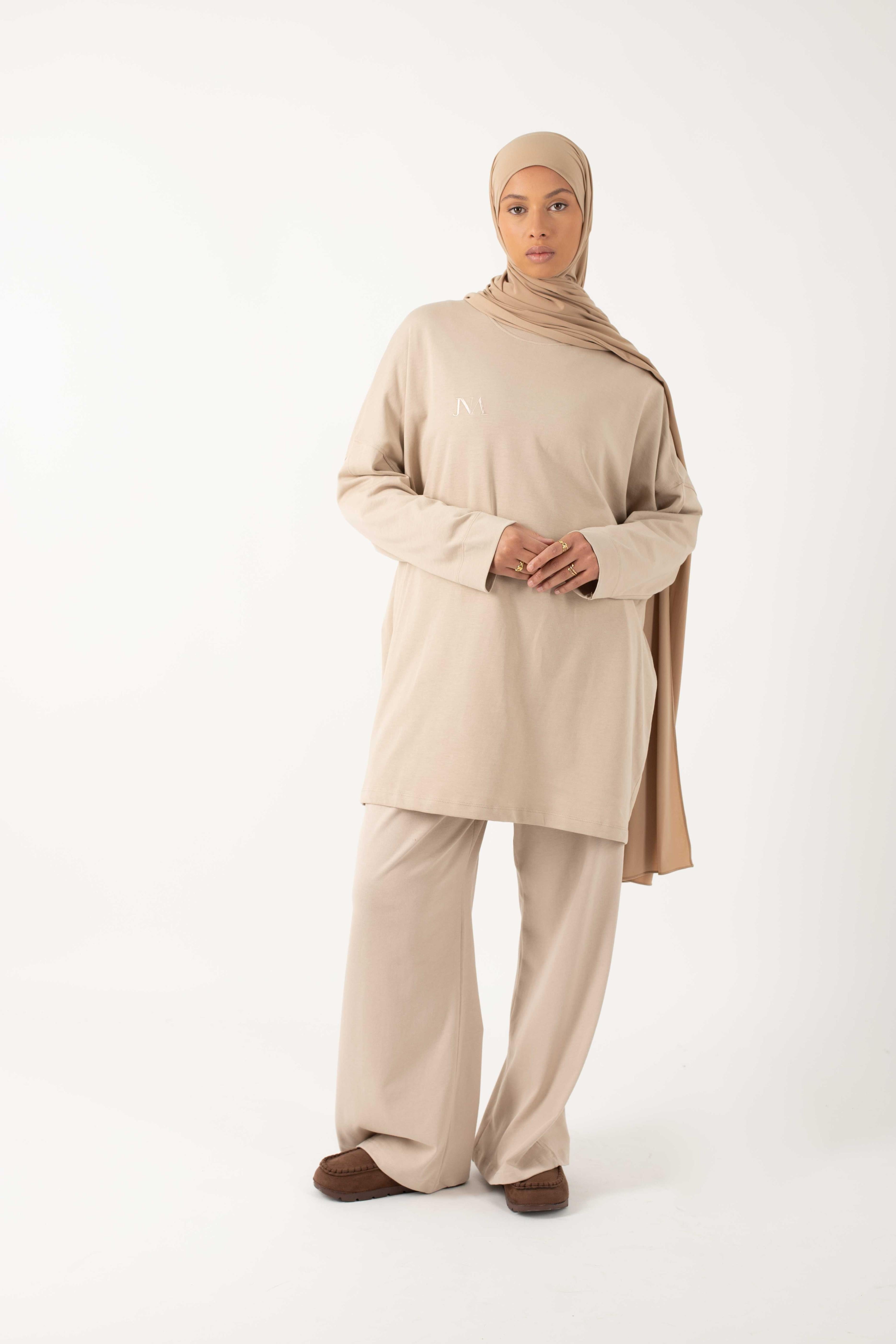 Essential t-shirt beige foncé