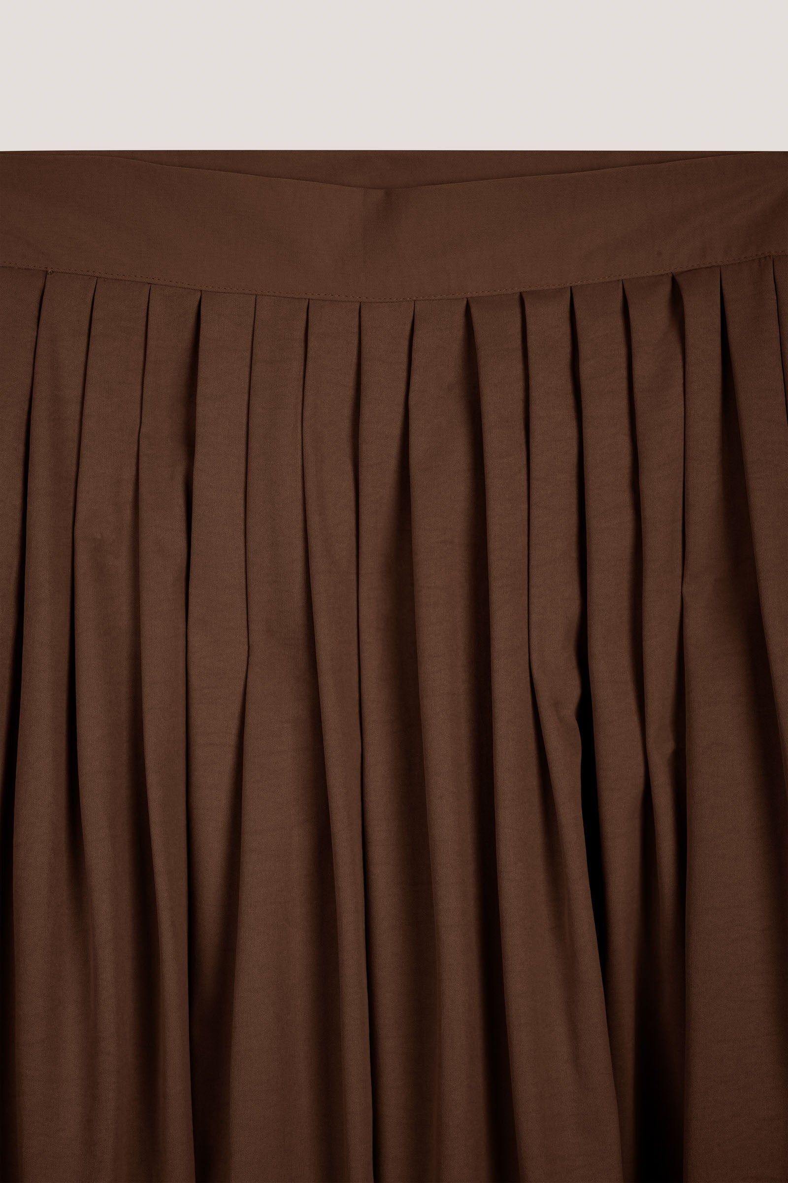 Jupe fold brown
