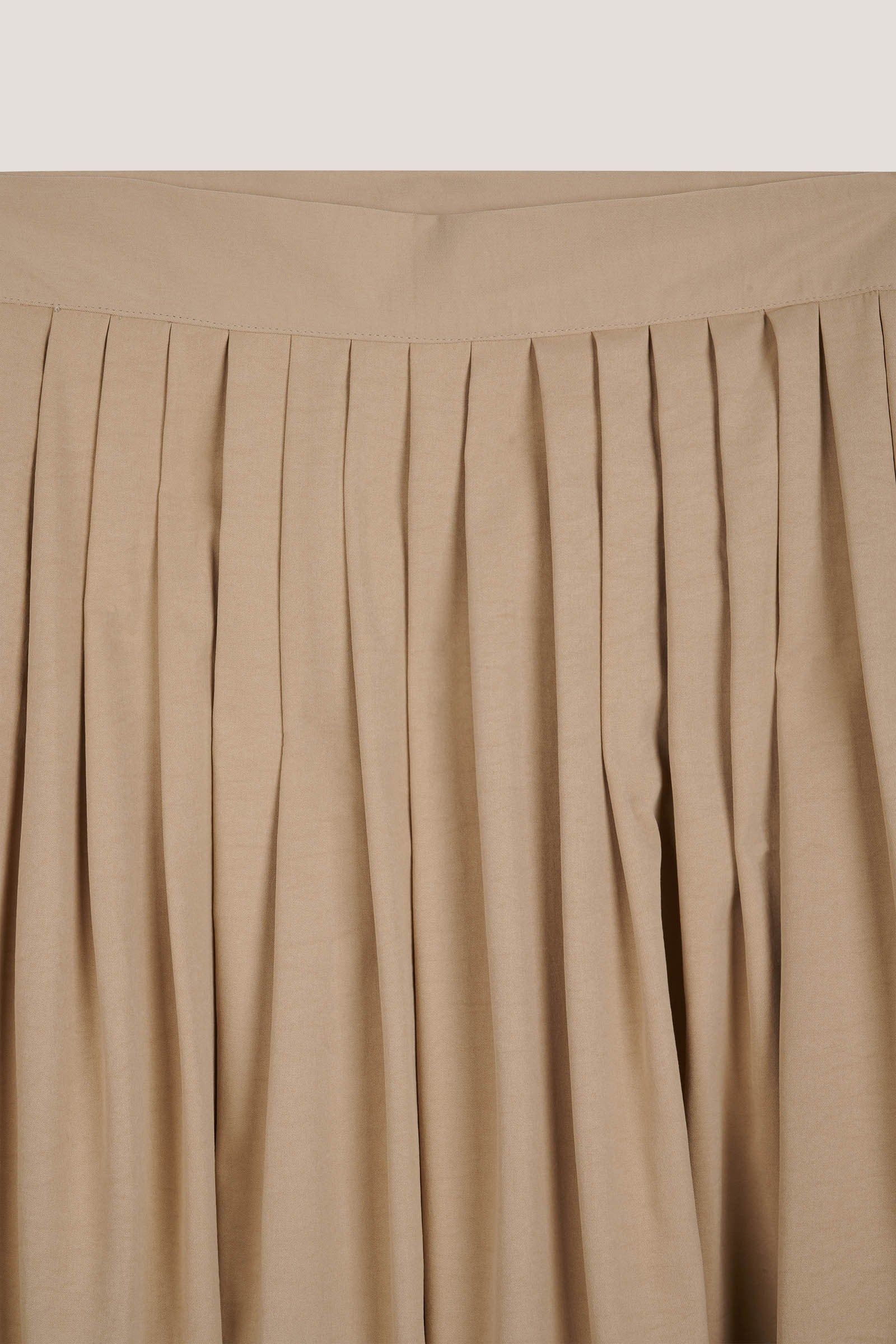 Jupe fold beige