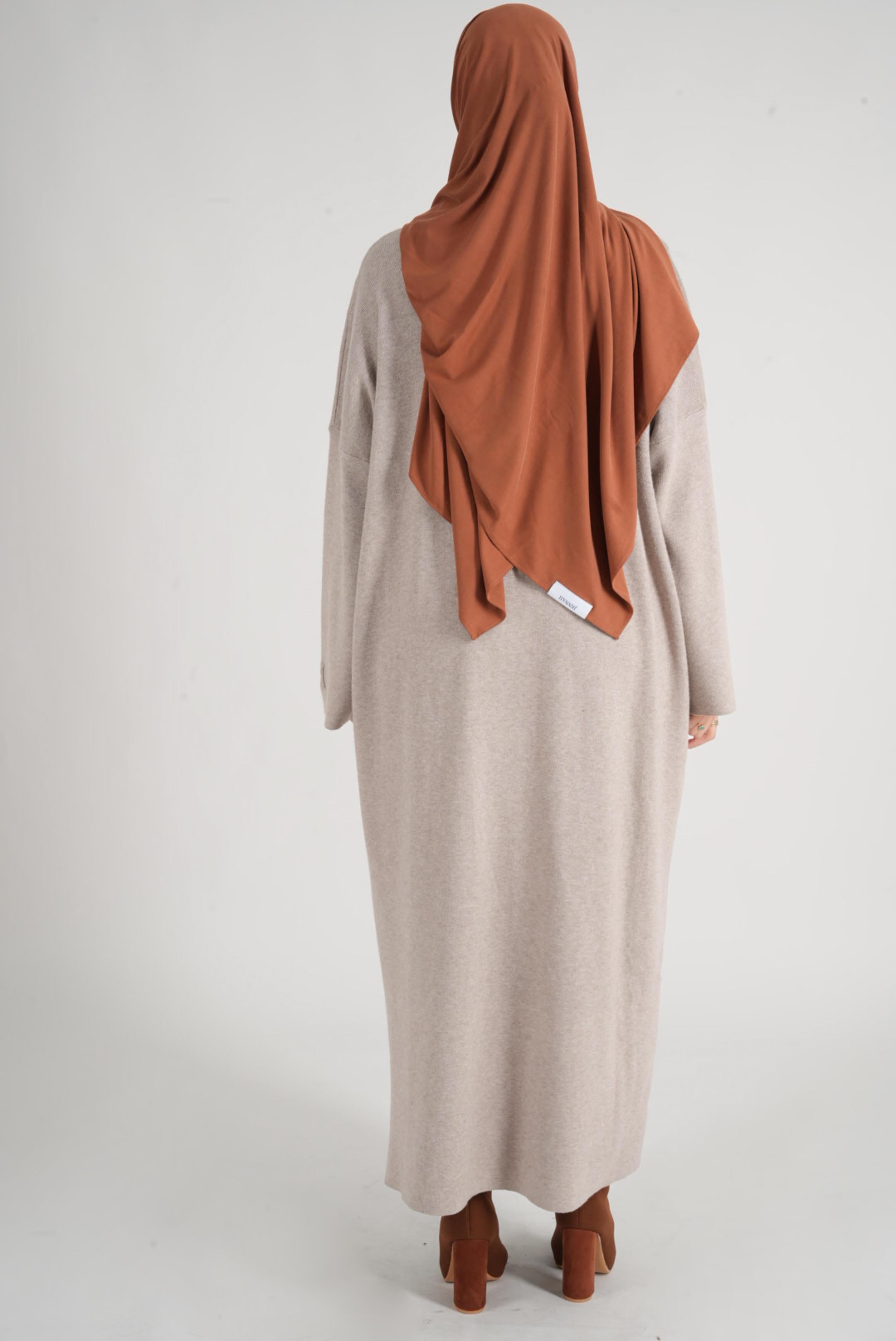 Set dress and vest taupe jna