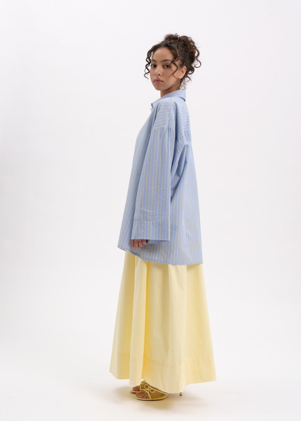 Oversized skirt summer lemon