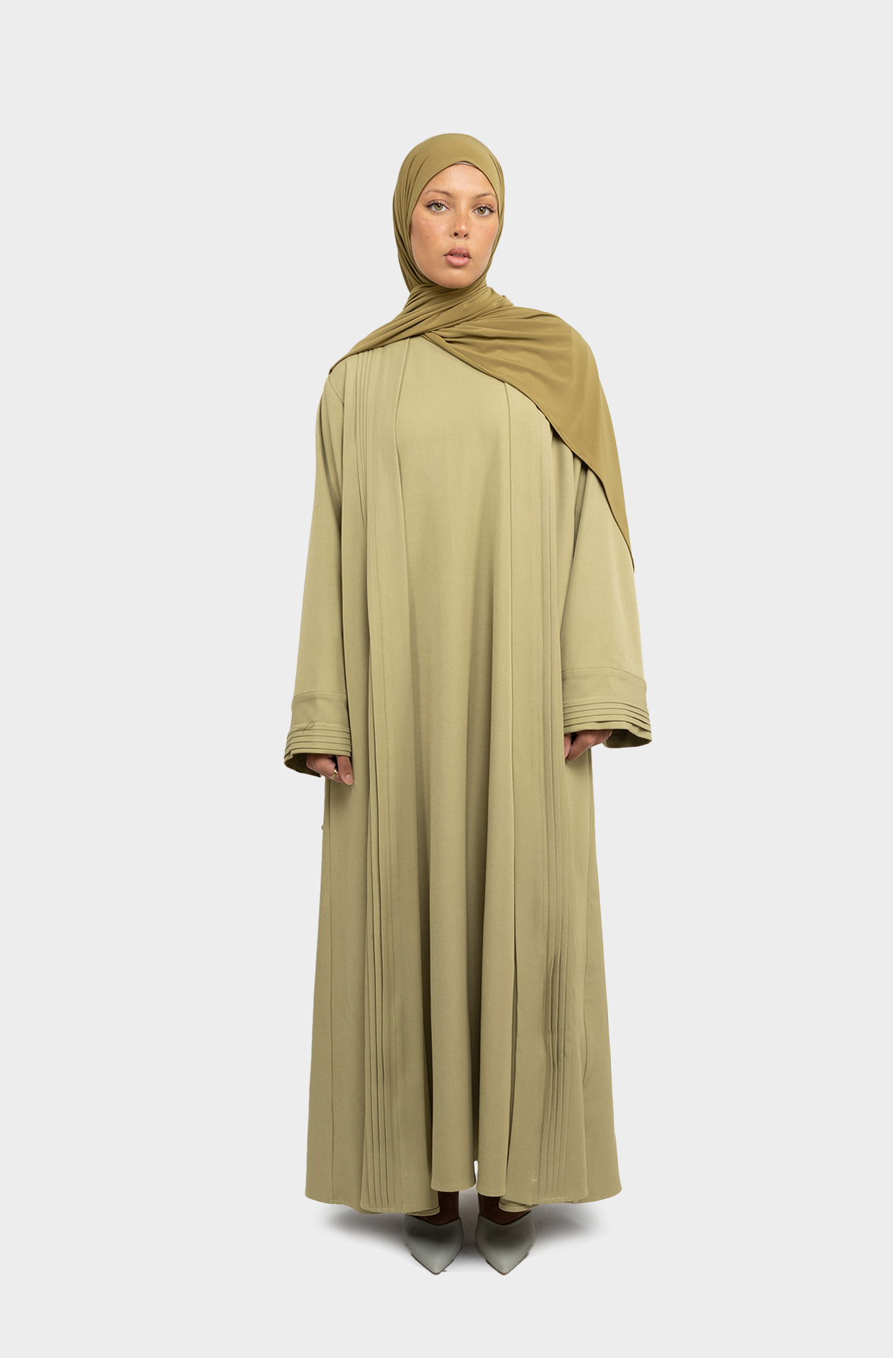 Abaya set Loujain II olive