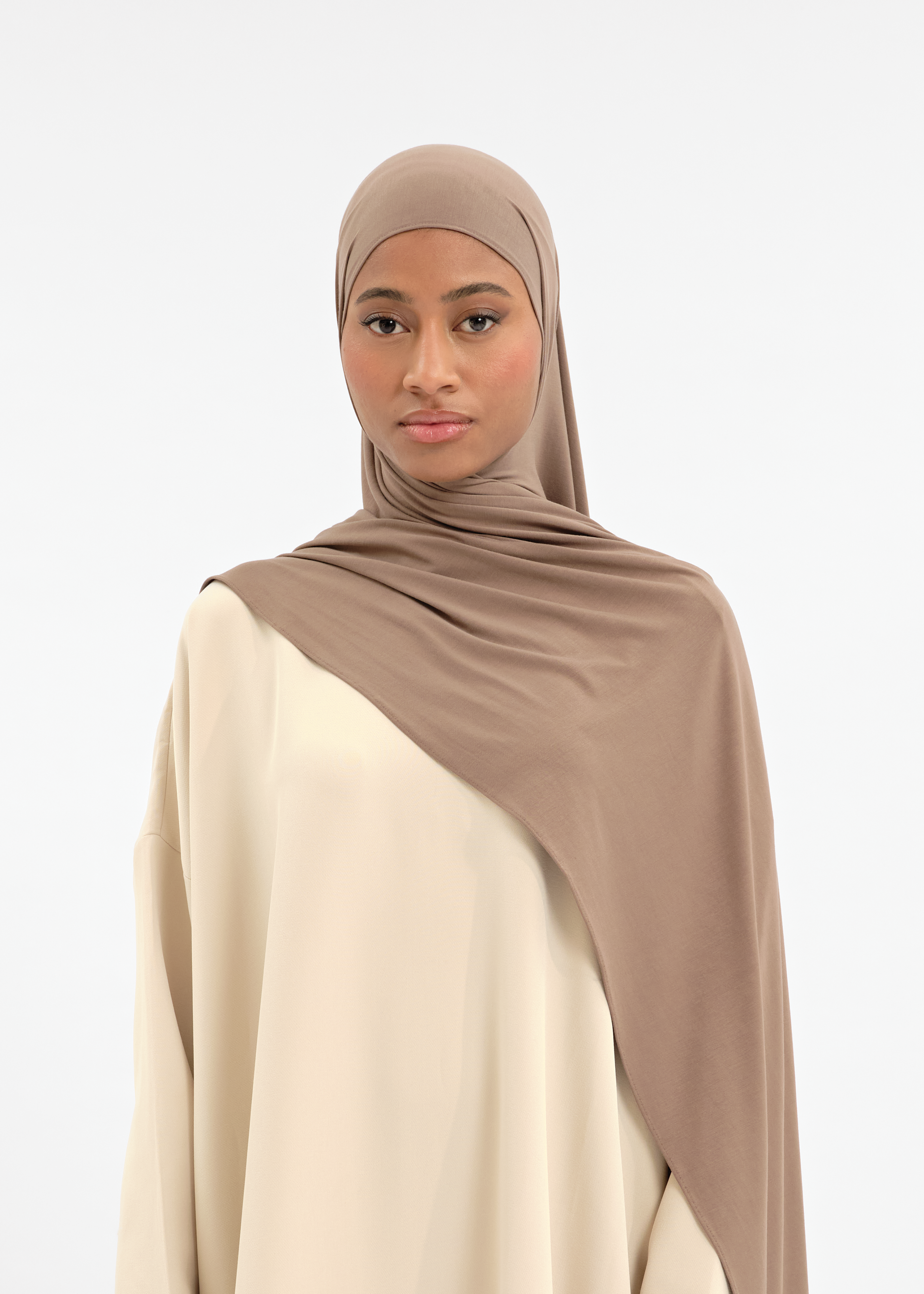 Bamboo taupe jersey