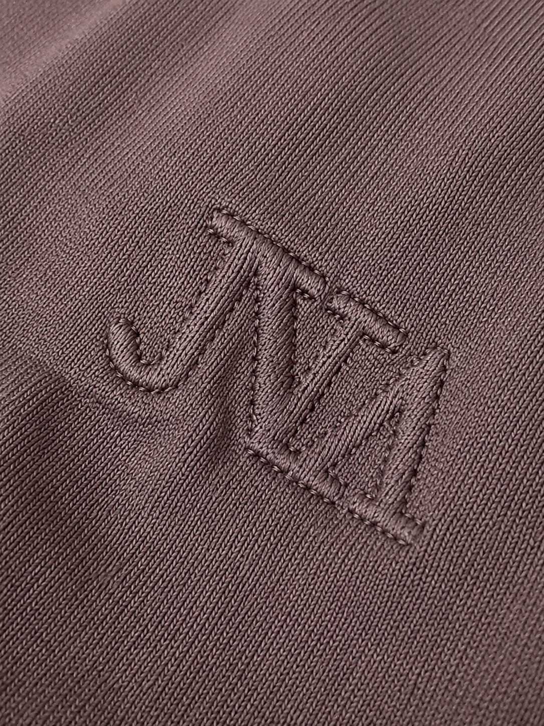 Two-material sweater coffee
