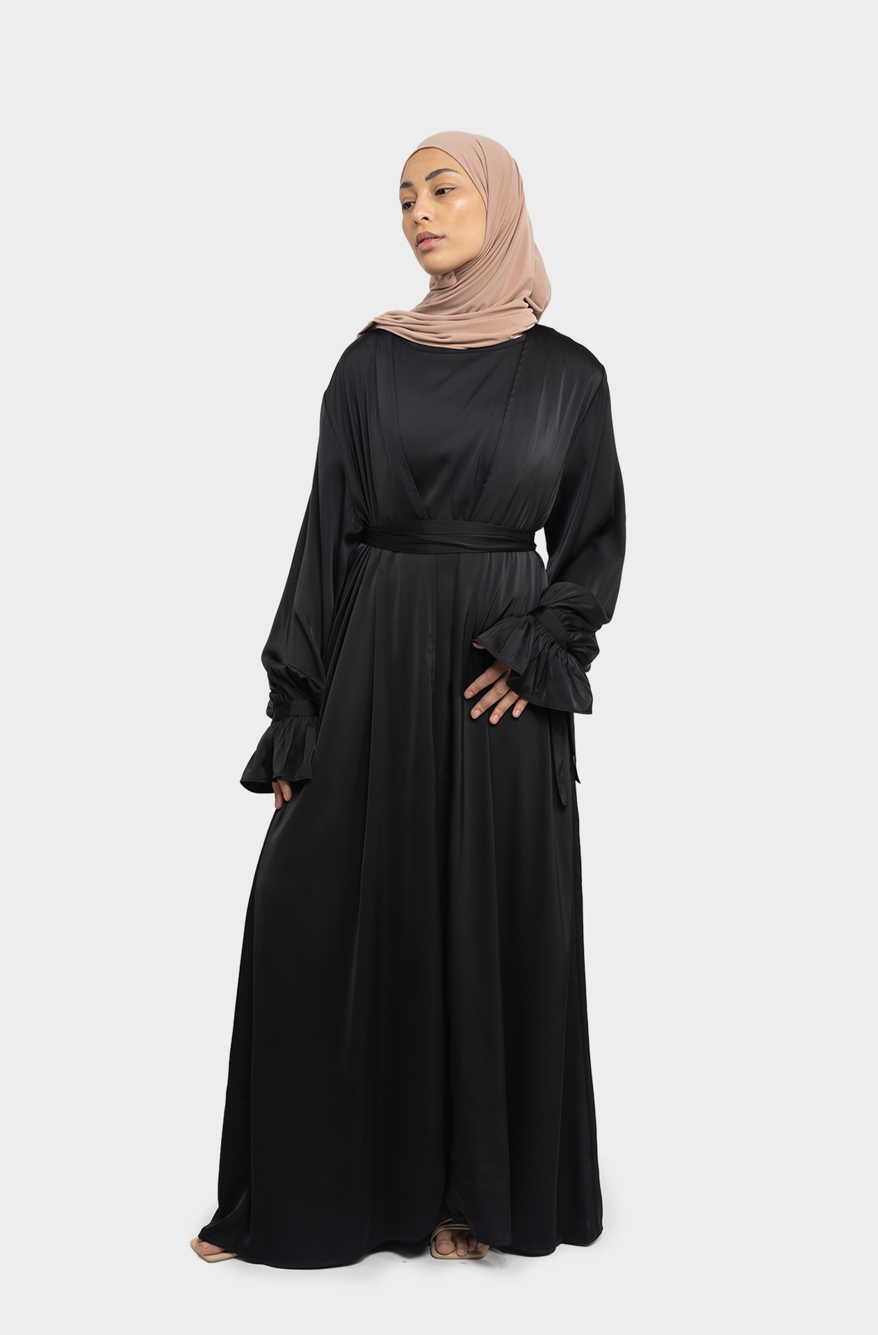 Abaya set Dilek noir