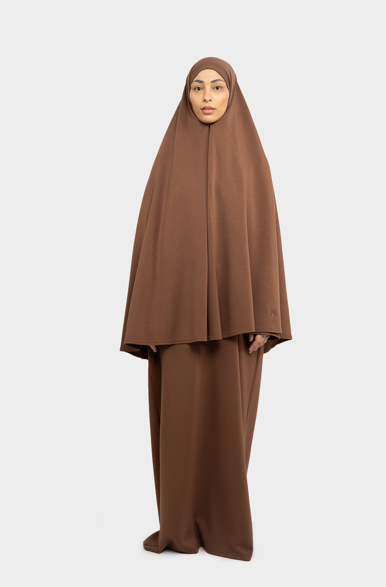 Ensemble khimar Tahara chocolat