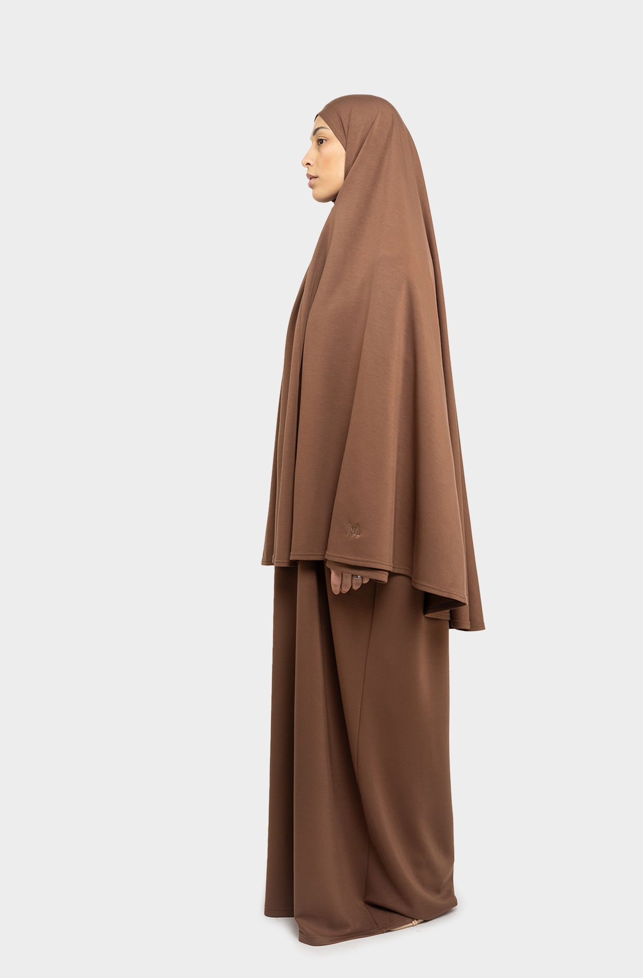 Ensemble khimar Tahara chocolat