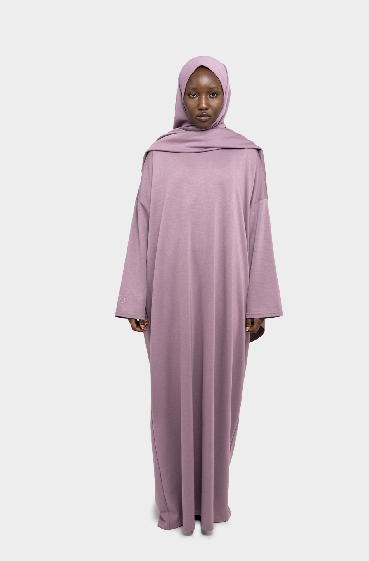 Ensemble khimar Tahara mauve