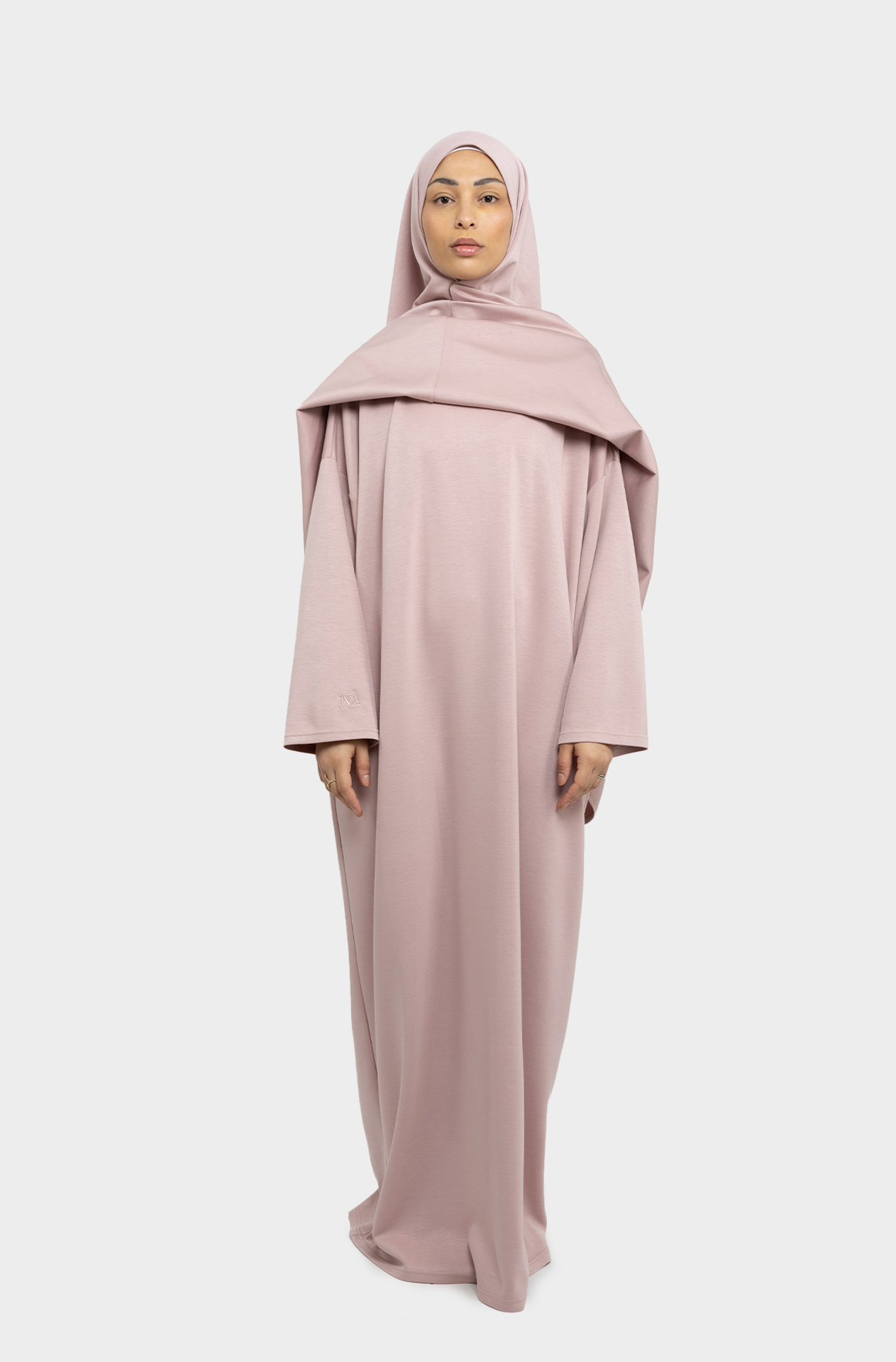 Ensemble khimar Tahara rose