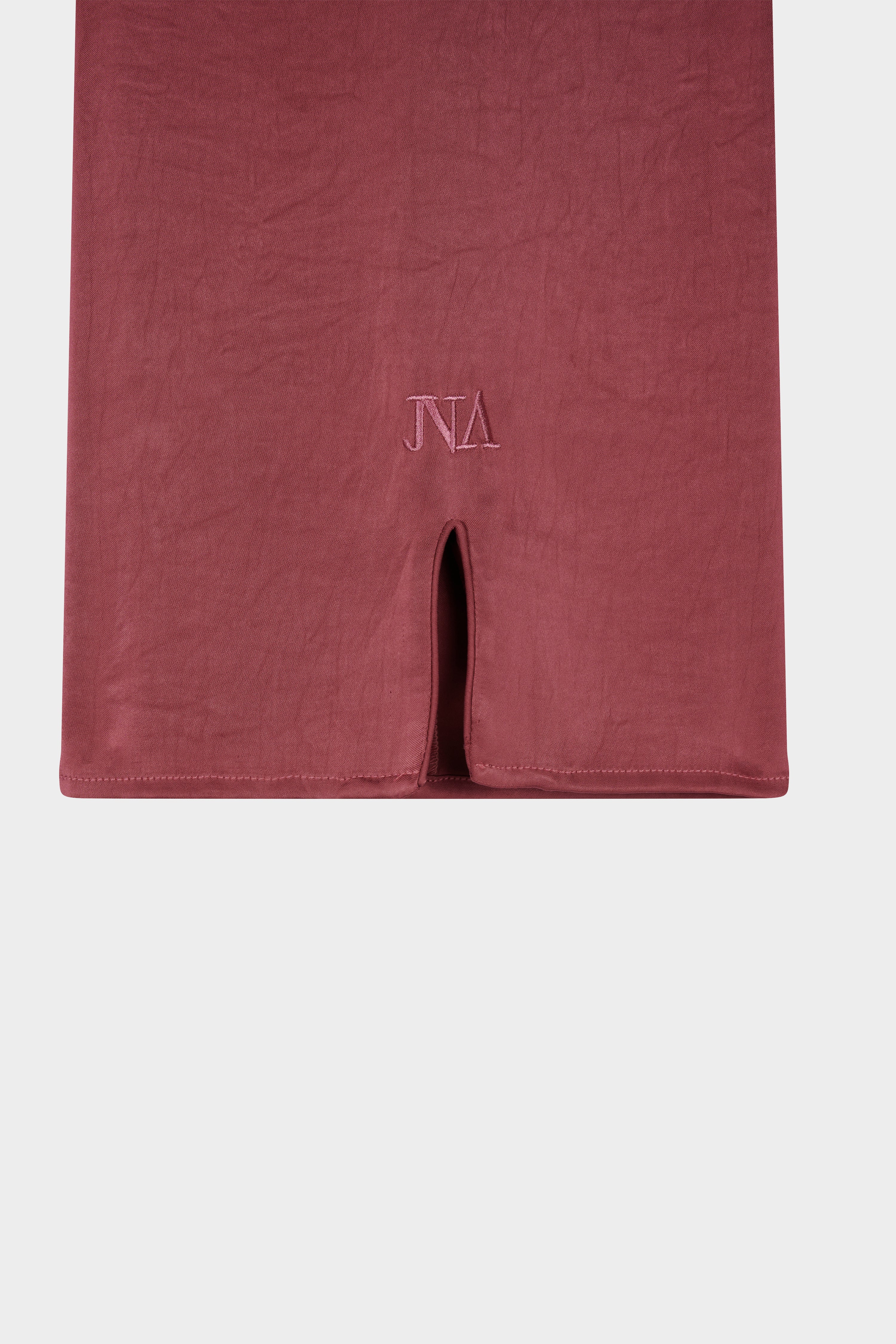 Robe Medina col tunisien Rose